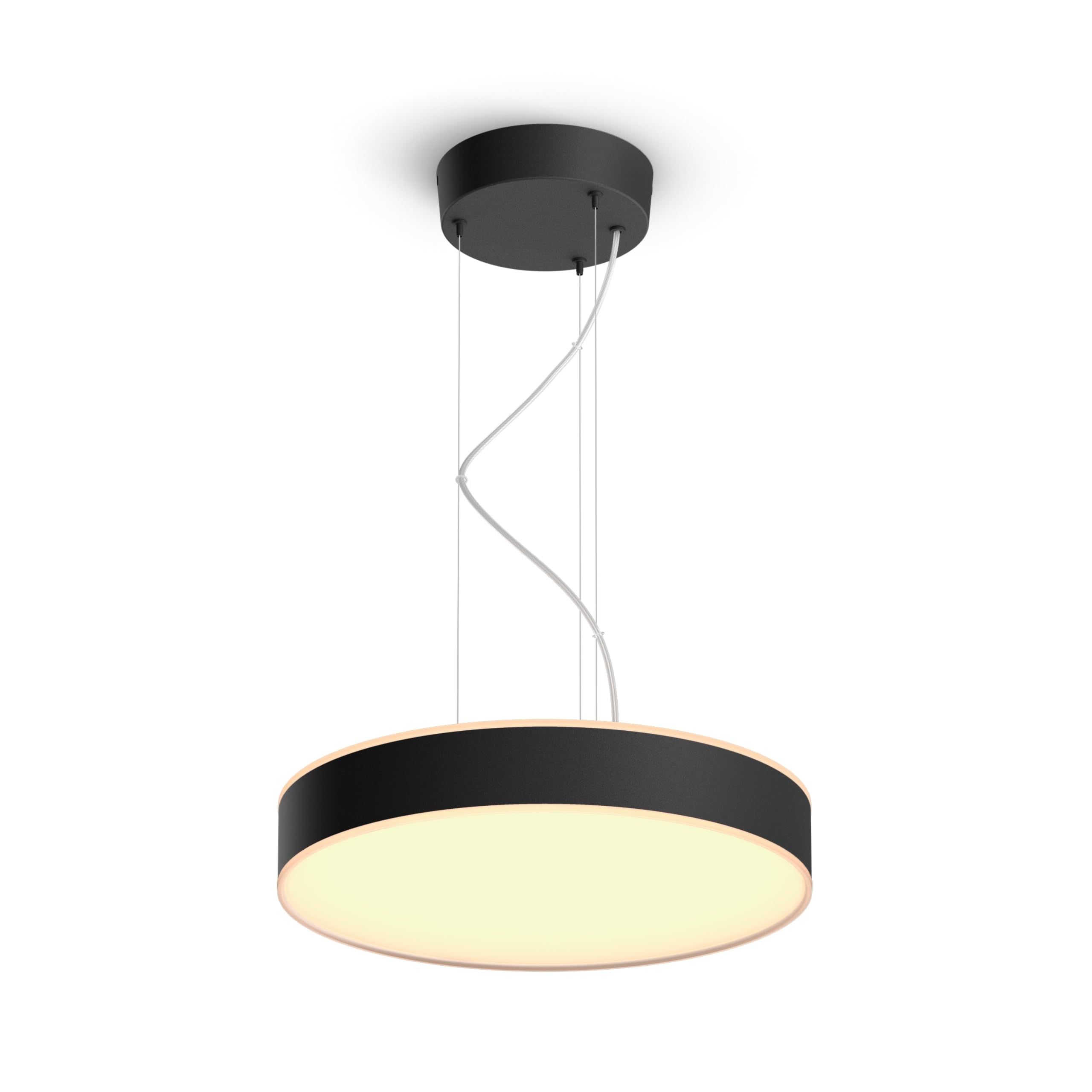 philips-hue-white-ambiance-suspension-enrave-noire-compatible-bluetooth-blanc-tu image 2