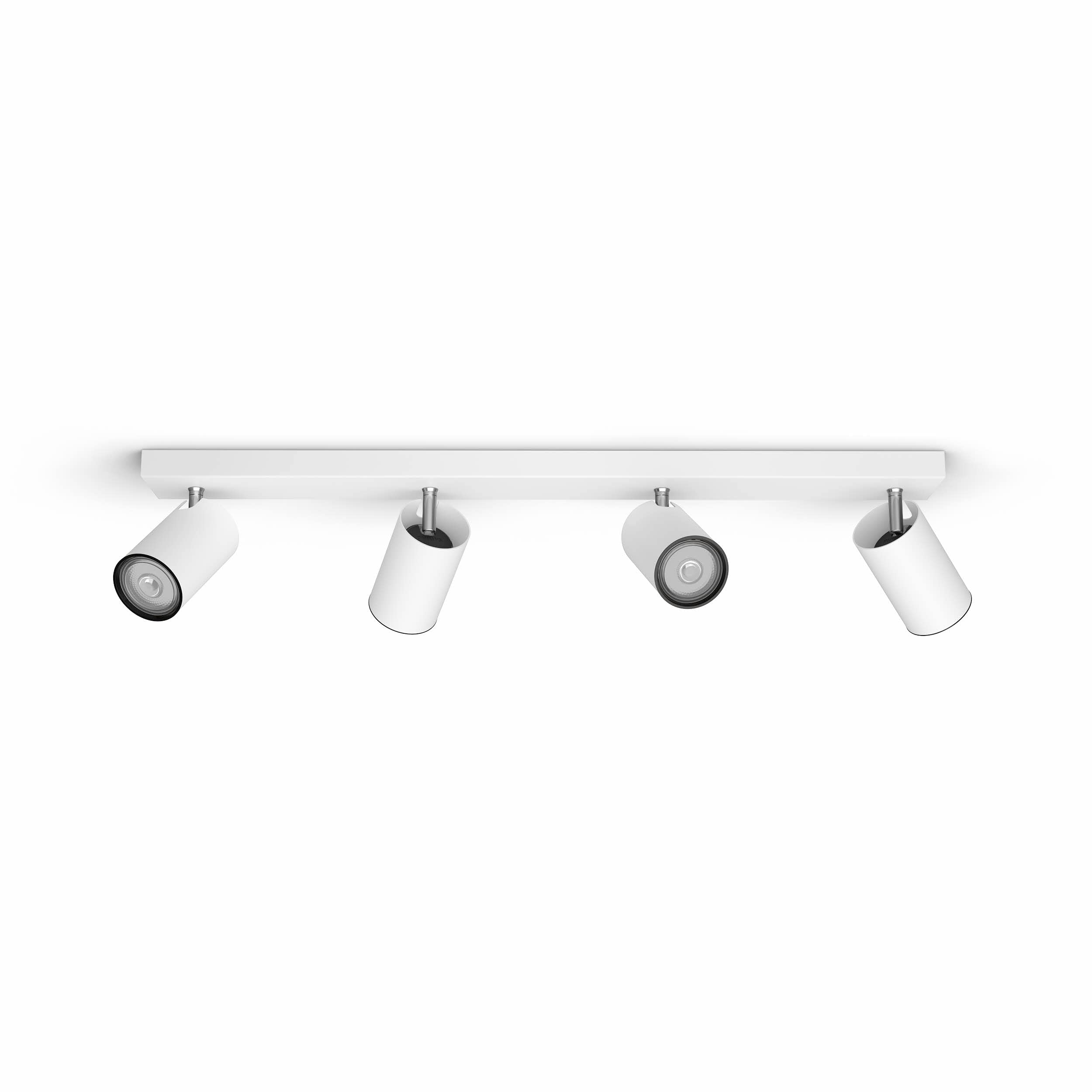 philips-hue-kosipo-lot-de-4-spots-en-saillie-blanc-gu10-hue-white-ambiance-avec- image 2