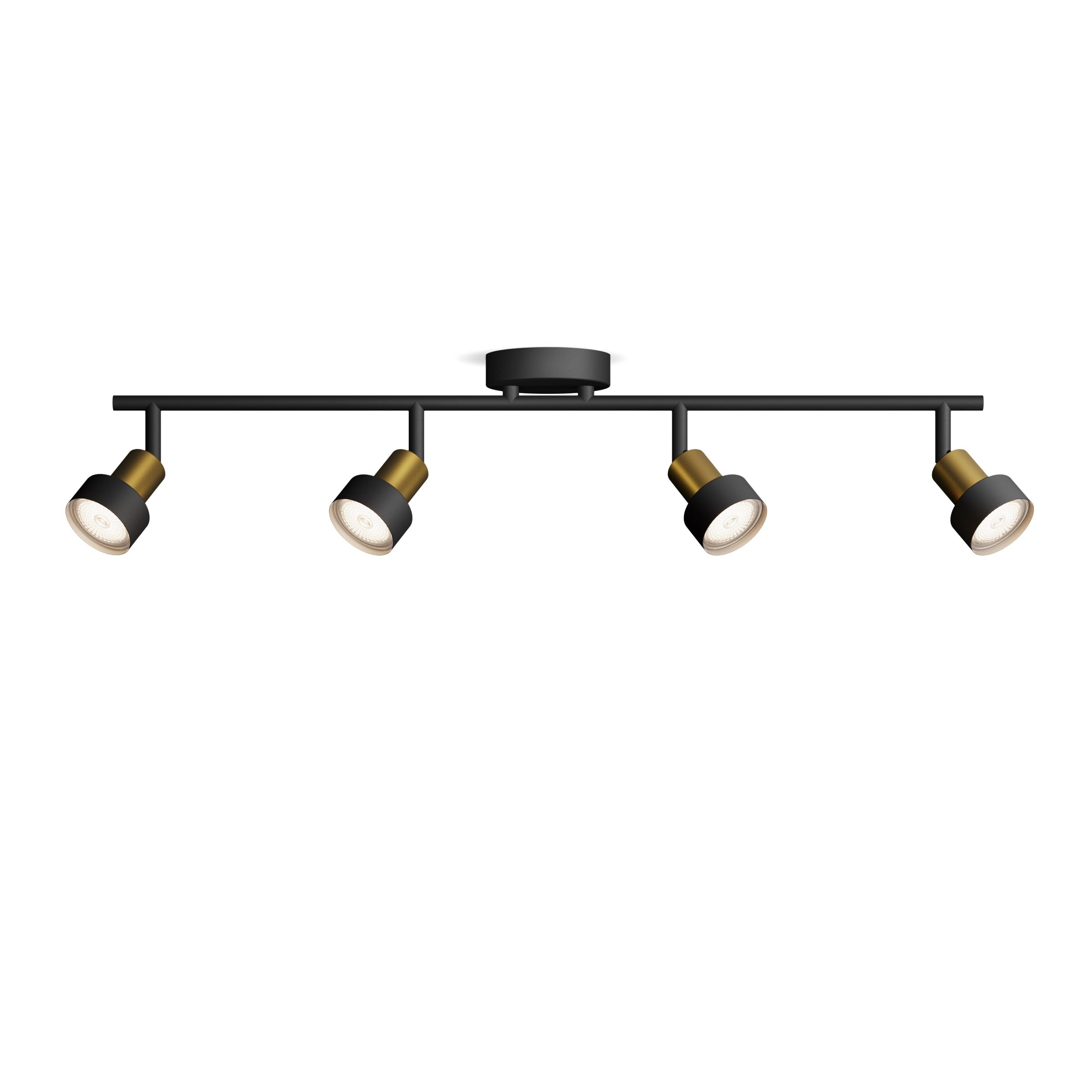 philips-hue-conduit-spot-en-saillie-4-points-noir-or-white-and-color-ambiance-gu image 2