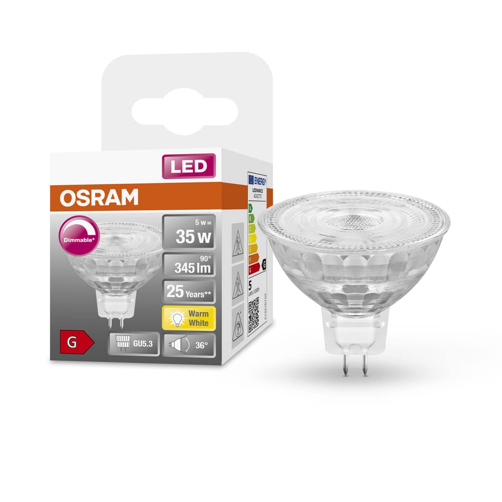 osram-led-superstar-r-flecteur-gu5-3-verre-clair-spot-345-lm-blanc-chaud-2700k-r image 1
