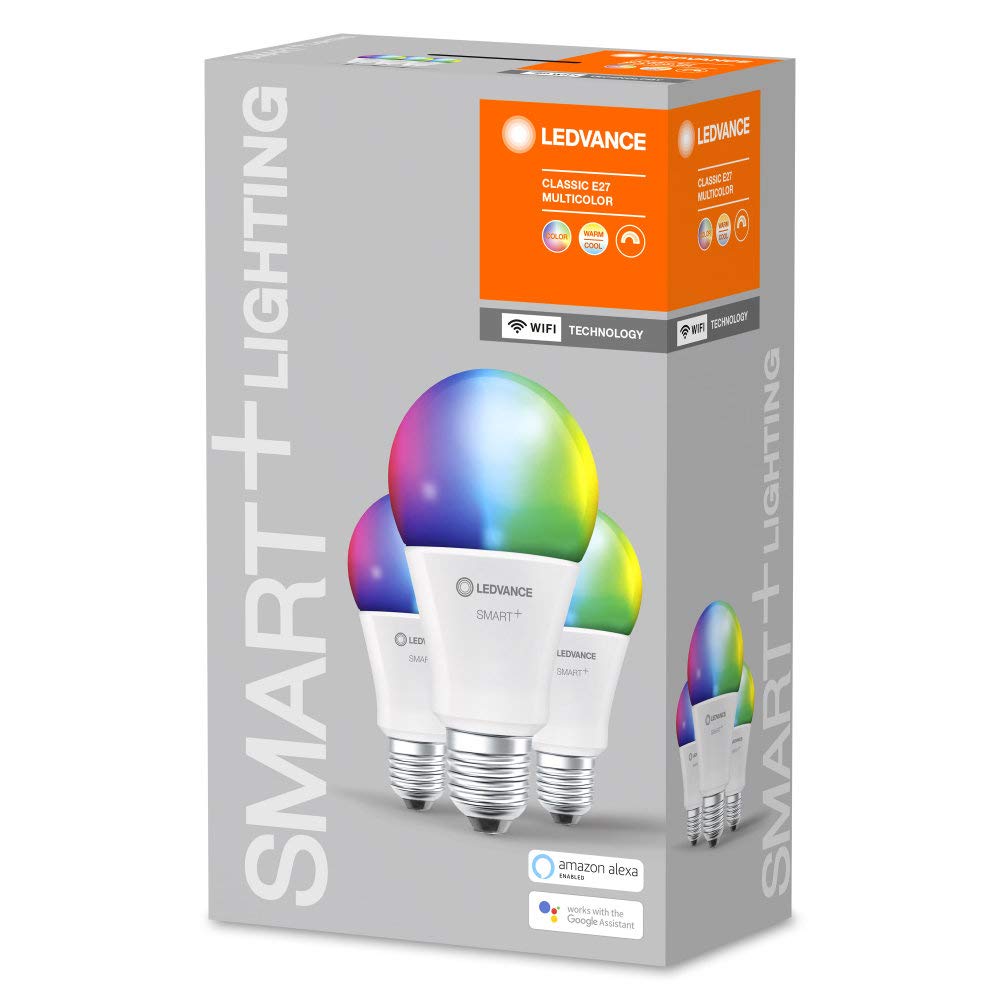 ledvance-smart-classic-multicolore-lot-de-3-ampoules-led-intelligentes-e27-wifi- image 3
