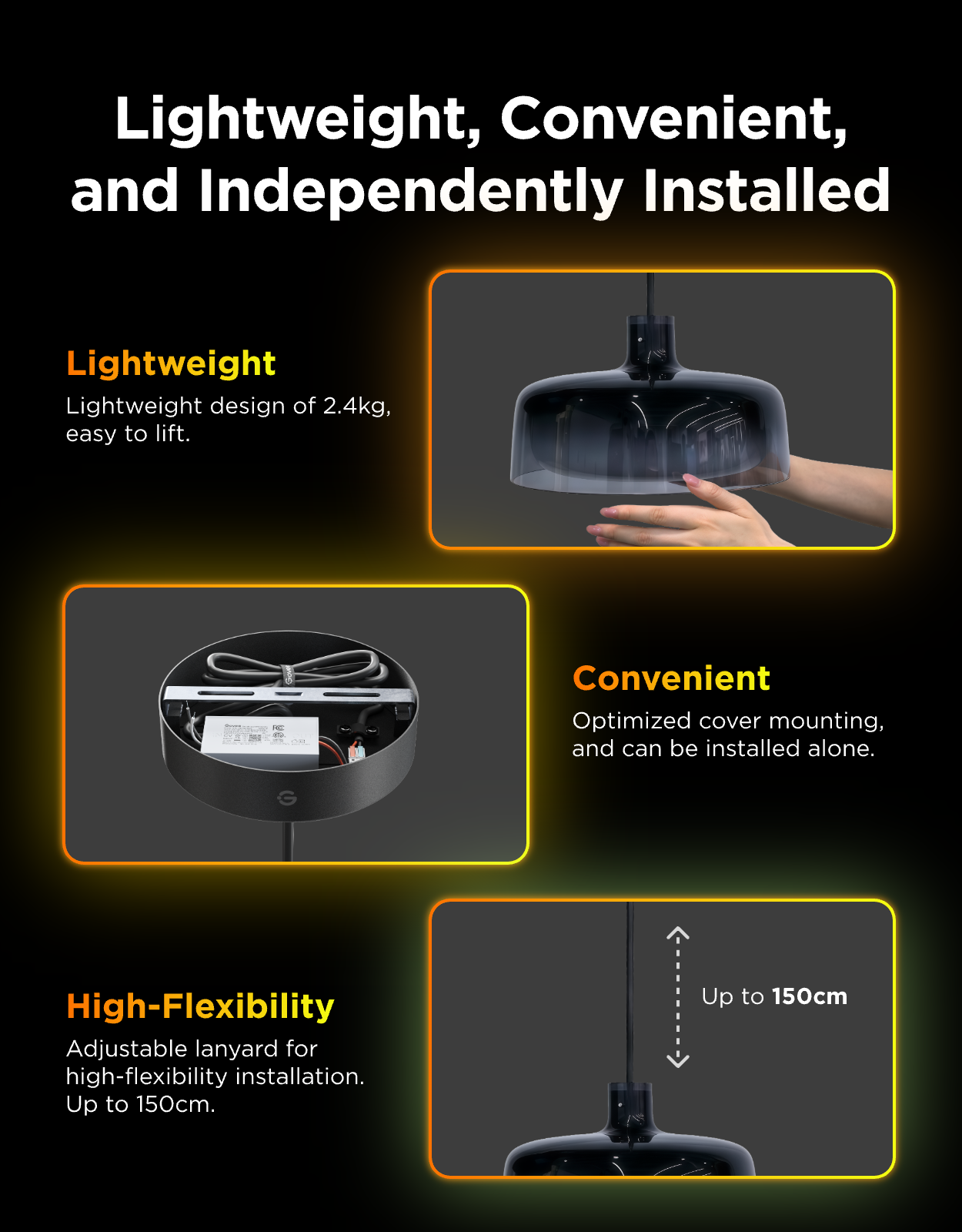 govee-pendant-light-suspension-lumineuse-intelligente-avec-ceinture-led-360-troi image 8