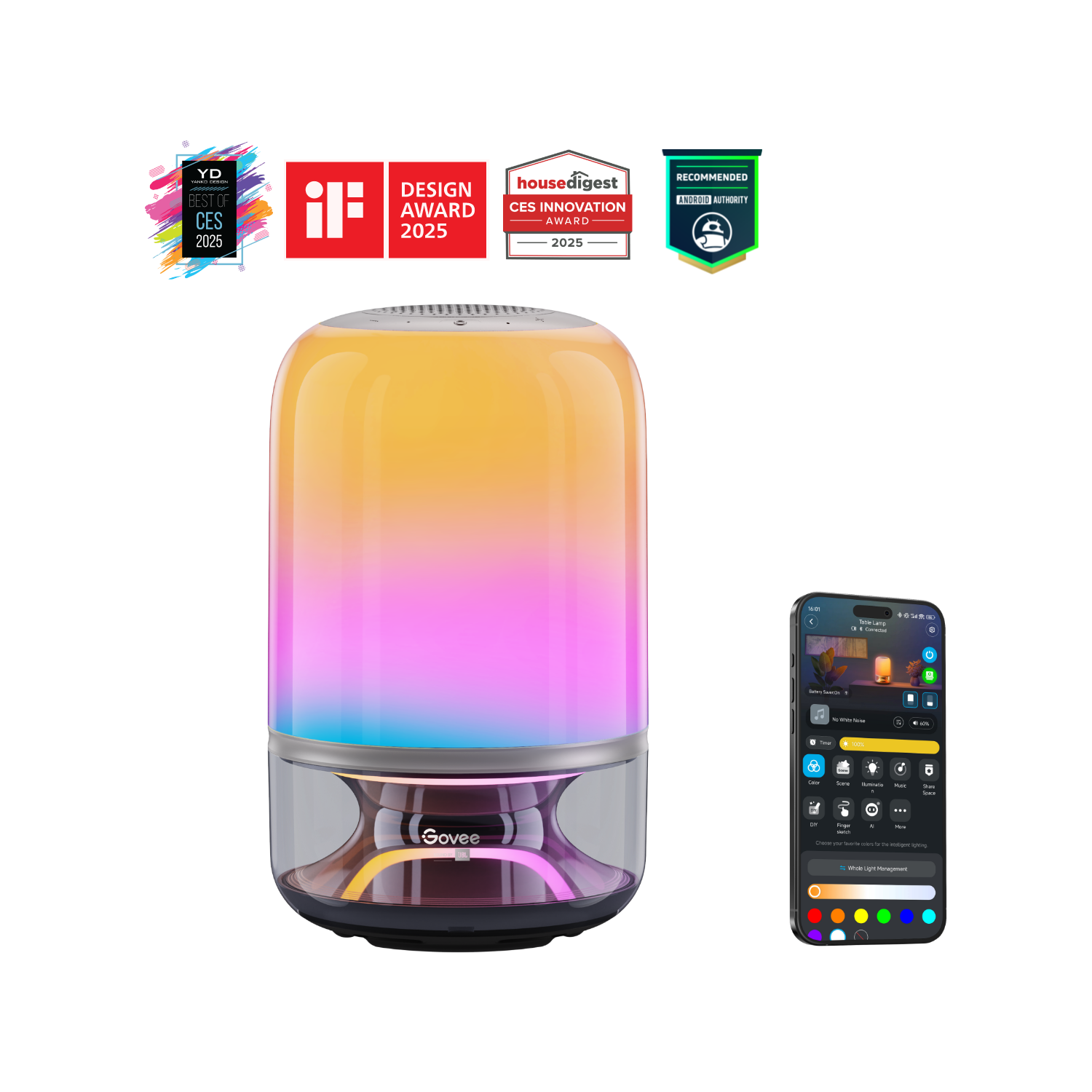 govee-table-lamp-2-pro-x-sound-by-jbl-lampe-de-table-intelligente-avec-enceinte- image 1