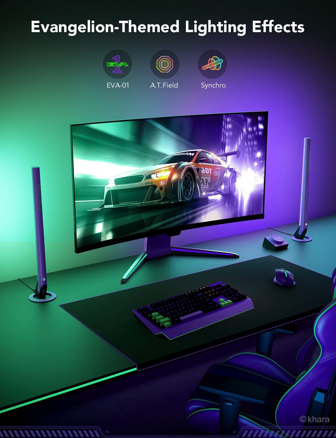 govee-dreamview-h6047-barres-de-lumi-re-gaming-rgbic-wi-fi-avec-contr-leur-intel image 2