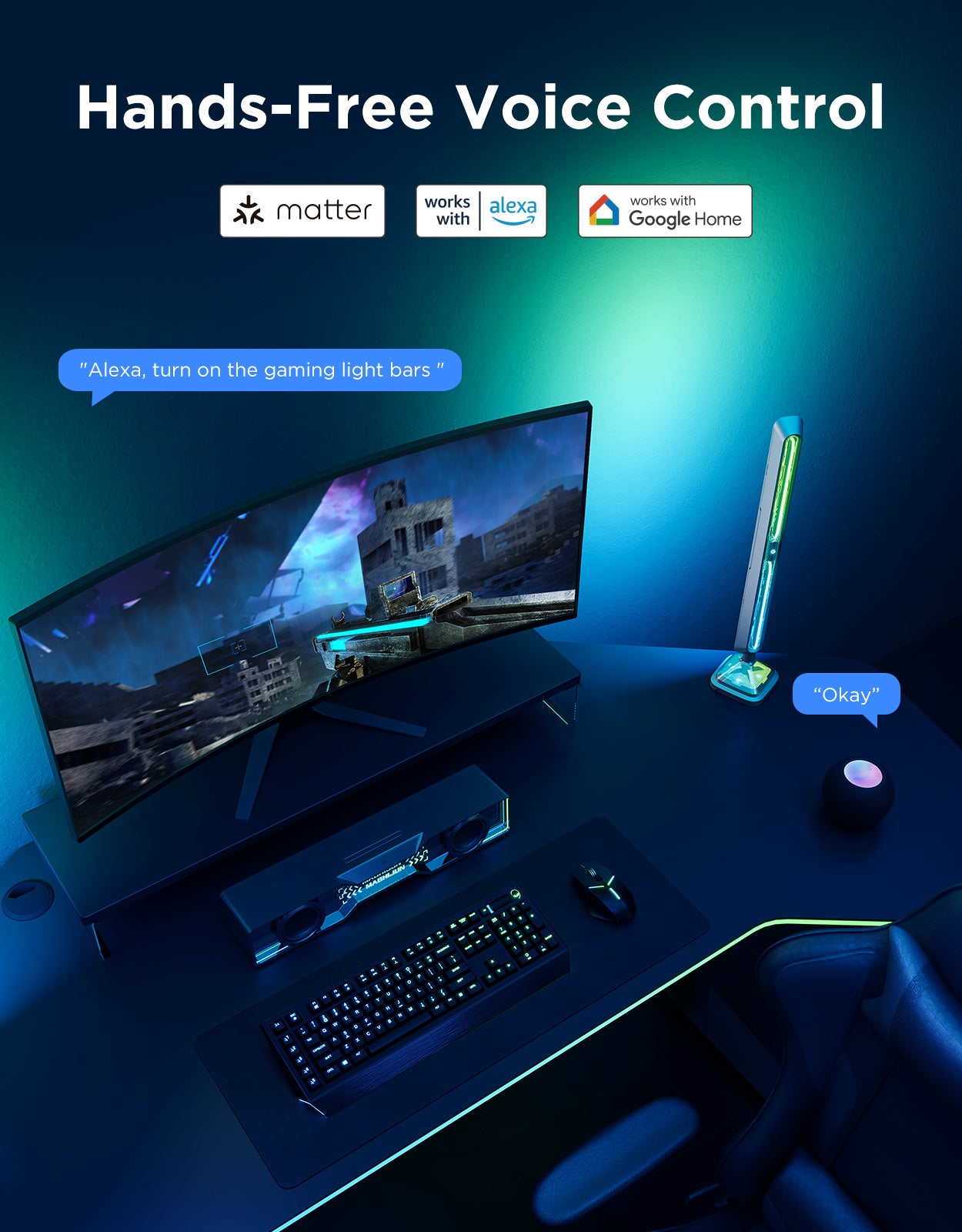 govee-gaming-light-bars-pro-barres-lumineuses-rgbic-pour-cran-avec-sync-musicale image 8