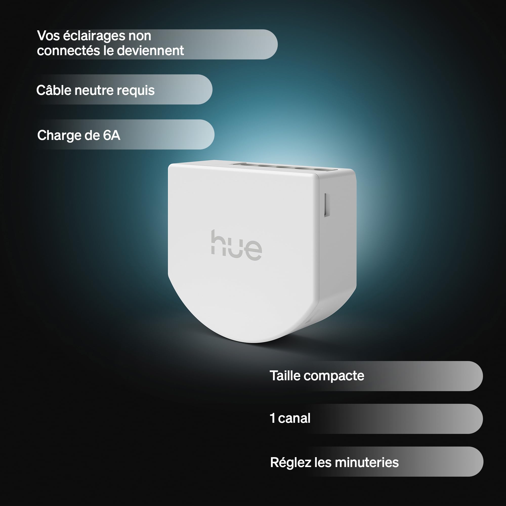 philips-hue-commutateur-filaire-1-canal-interrupteur-on-off-connect-pour-lampes- image 2