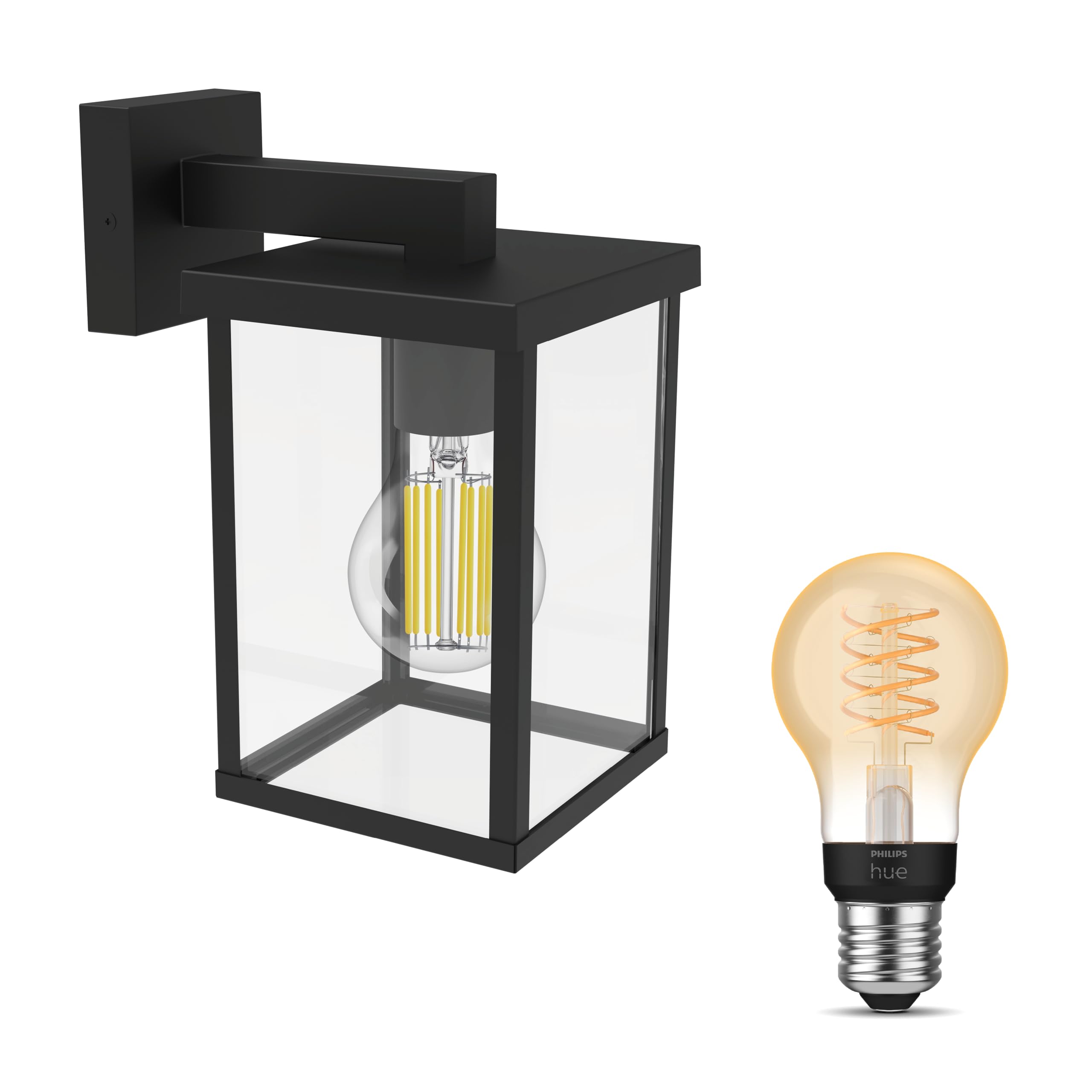 philips-hue-bellini-applique-murale-d-ext-rieur-orient-e-vers-le-bas-noir-lampe- image 1