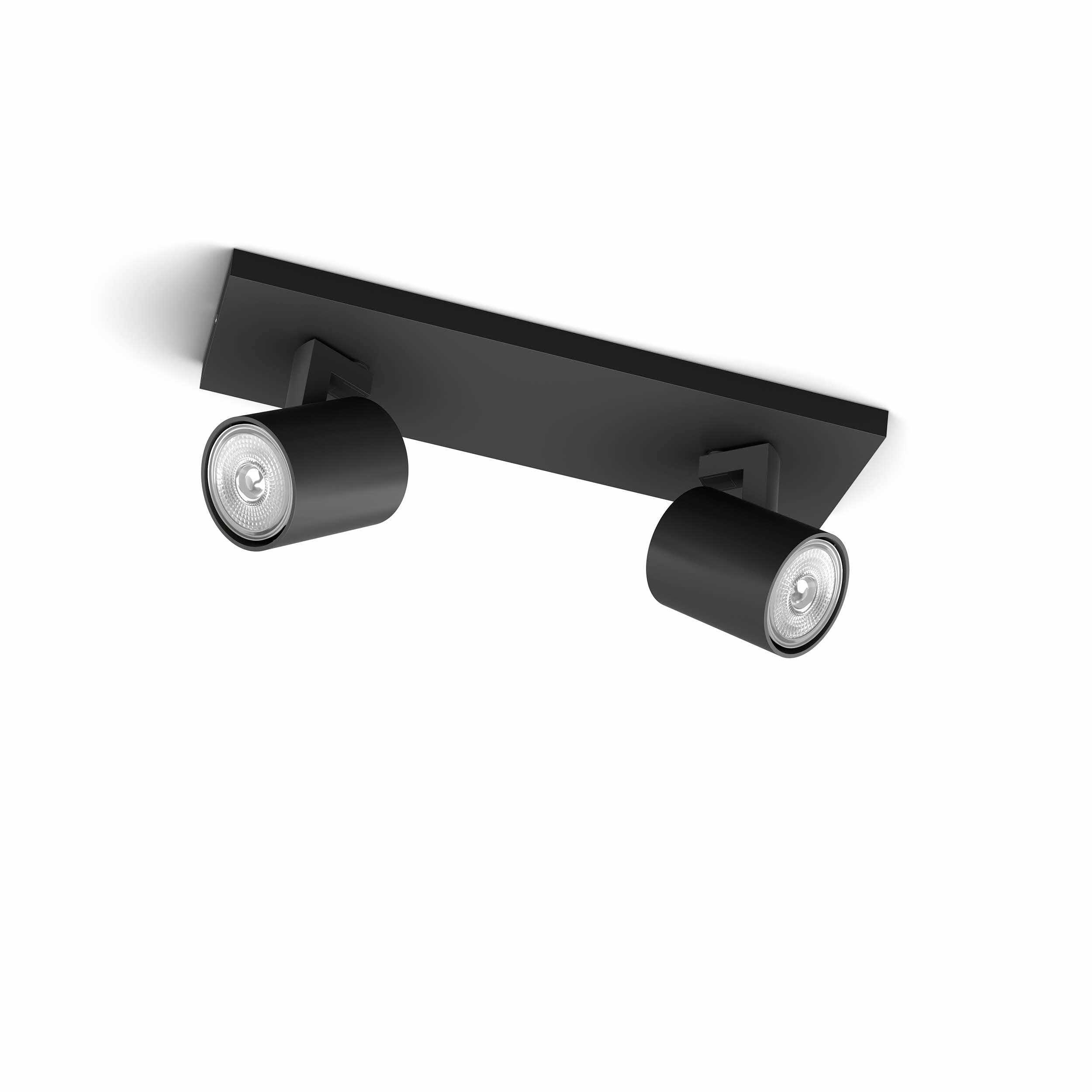 philips-hue-runner-spot-en-saillie-noir-2-points-lumineux-gu10-hue-white-avec-va image 2
