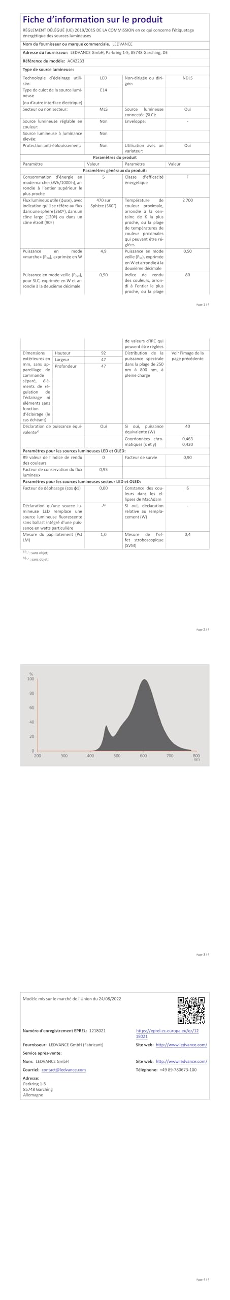 ledvance-smart-wifi-ampoule-led-e14-d-polie-blanc-chaud-2700k-470-lm-remplacemen image 8