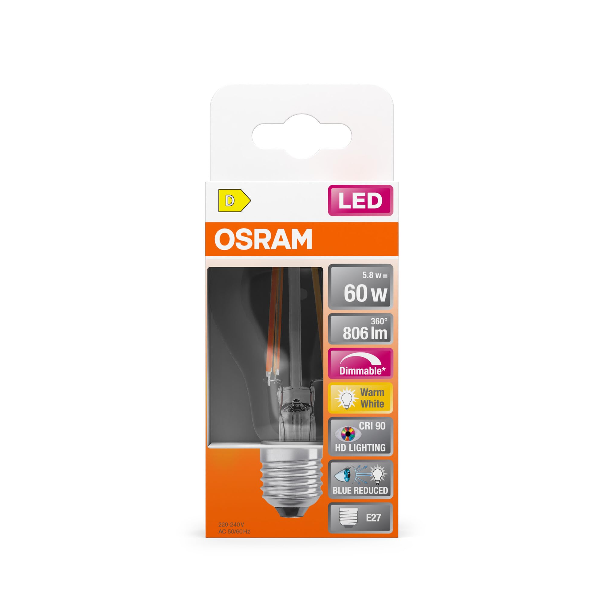 osram-superstar-classic-ampoule-led-filament-dimmable-e27-cri-90-blanc-chaud-270 image 5