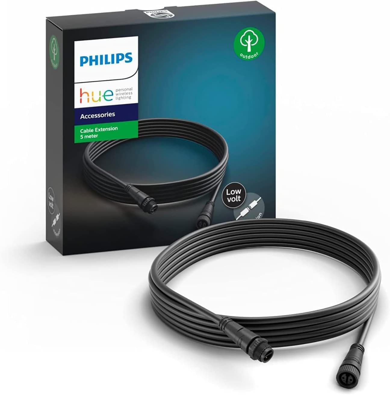 philips-hue-white-color-ambiance-outdoor-lightstrip-2-m-bluetooth-rallonge-basse image 5