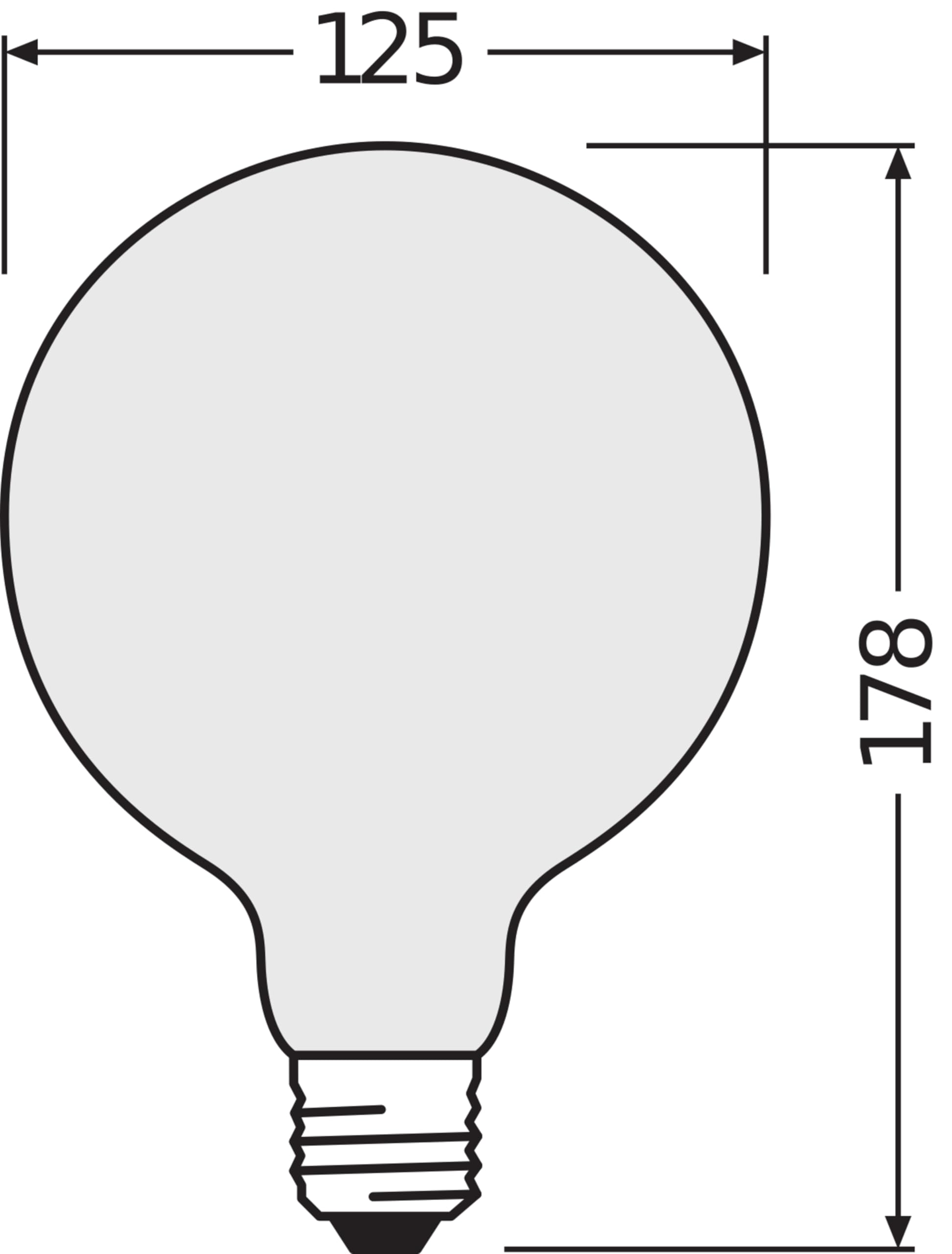 osram-led-star-globe-125-ampoule-led-filament-mate-g125-e27-blanc-froid-4000-k-2 image 5