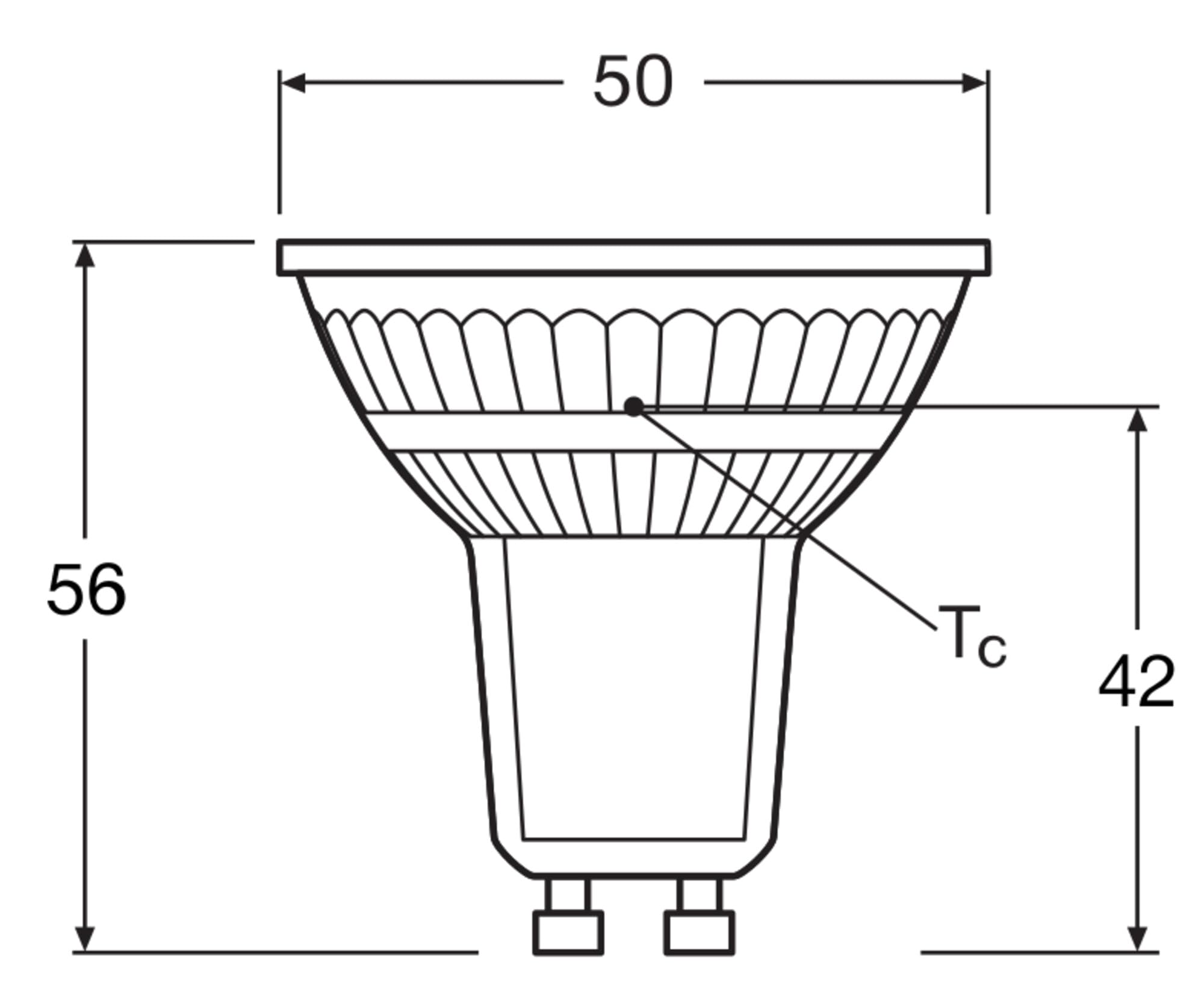 osram-led-base-par16-50-lot-de-5-ampoules-led-r-flecteur-verre-gu10-blanc-froid- image 3