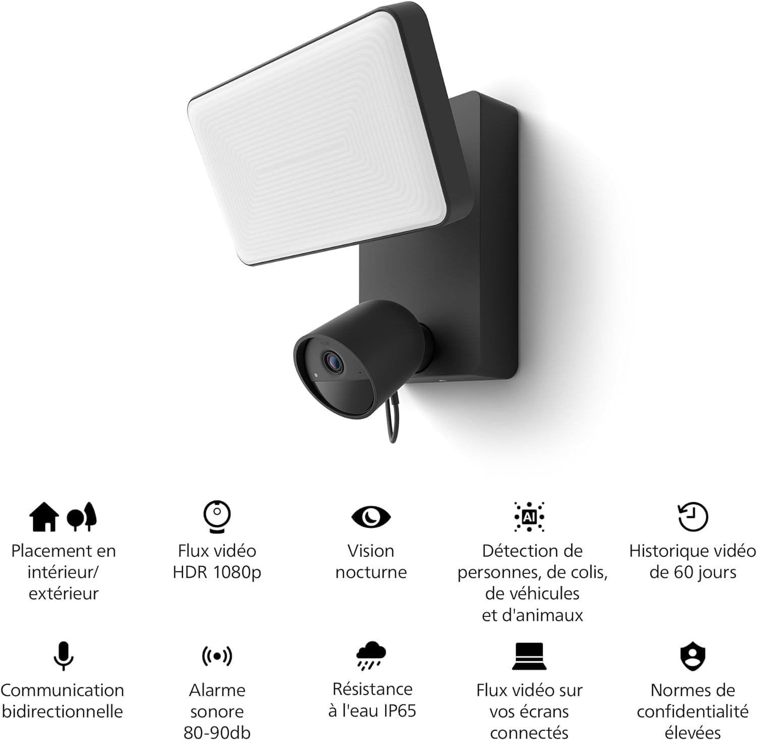 philips-hue-secure-projecteur-avec-cam-ra-de-s-curit-1080p-int-gr-e-noir-ext-rie image 3