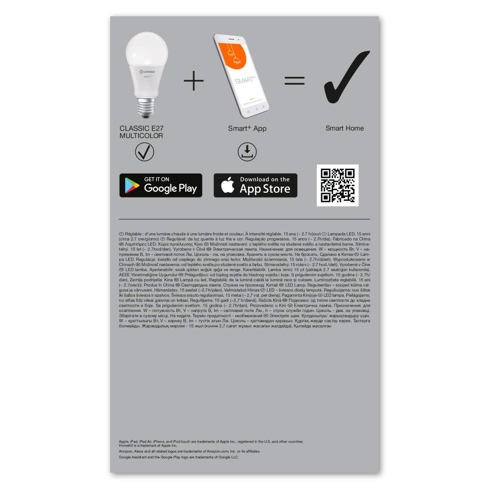 ledvance-smart-classic-multicolore-lot-de-3-ampoules-led-intelligentes-e27-wifi- image 4