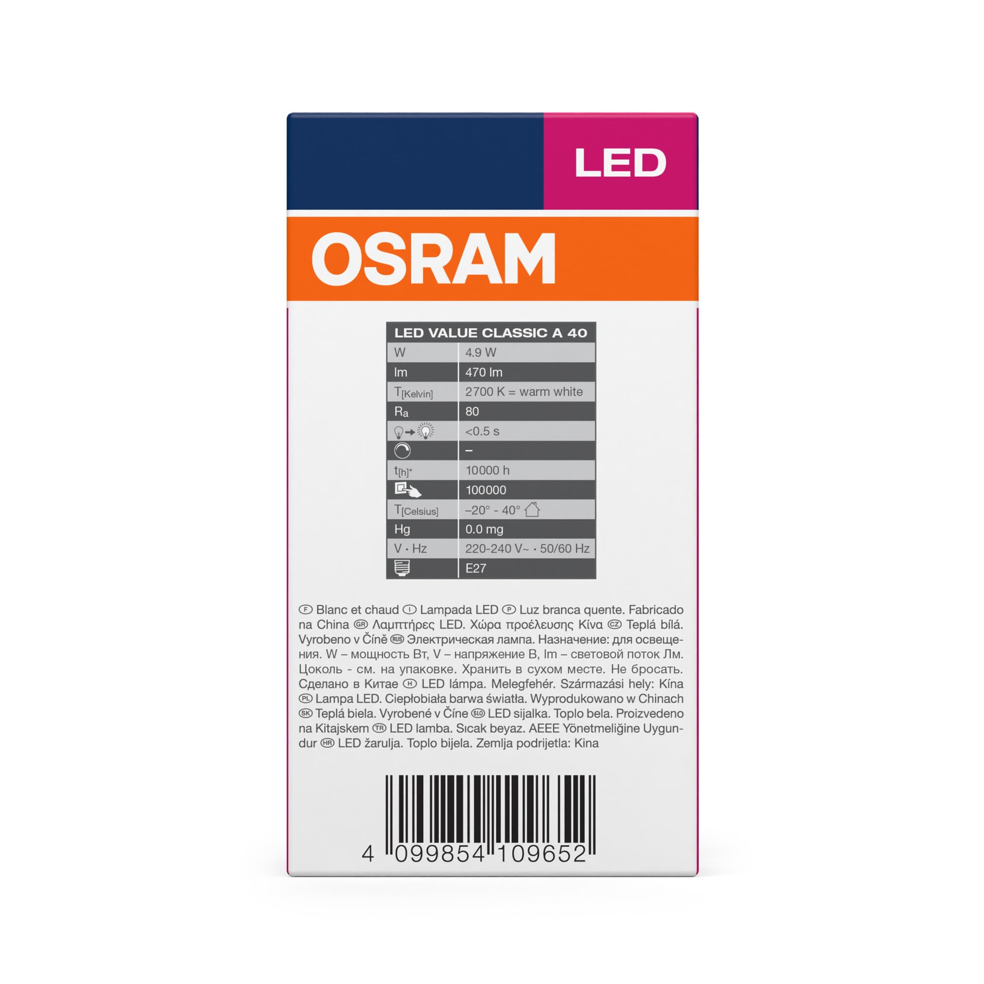 ledvance-led-classic-a40-ampoule-e27-culot-vis-blanc-chaud-2700-k-470-lumens-qui image 7