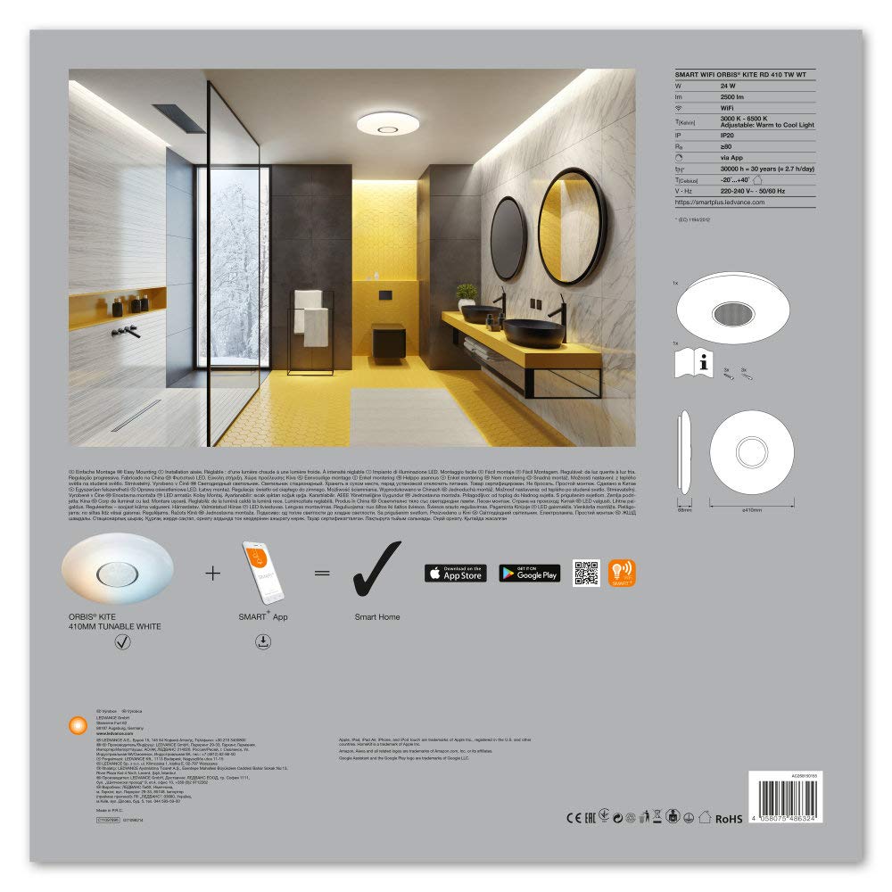 ledvance-orbis-plafonnier-led-intelligent-wifi-41-cm-blanc-blanc-variable-3000k- image 4