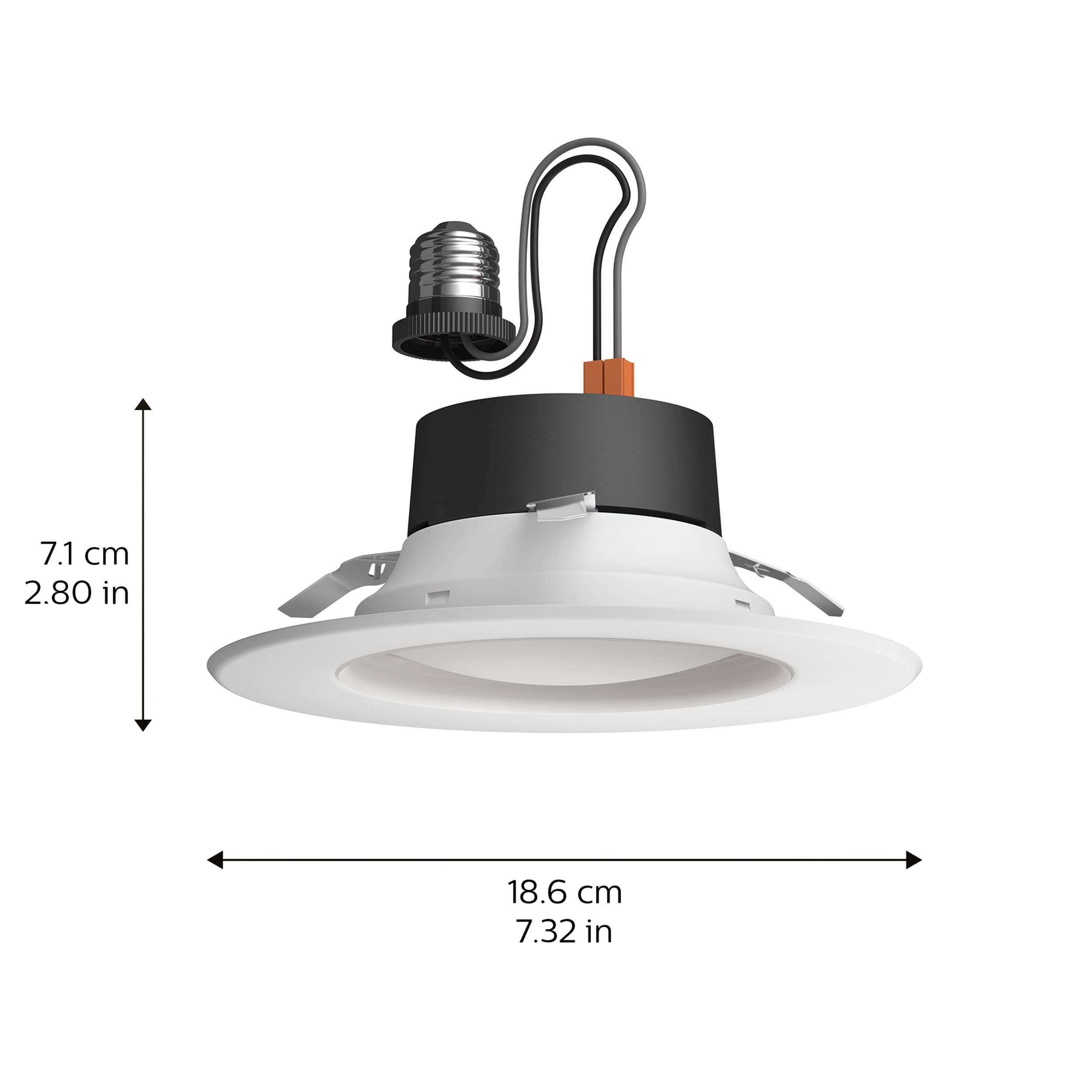 philips-hue-starter-kit-hue-bridge-pro-sans-fil-4-downlights-minces-5-6-pouces-b image 2