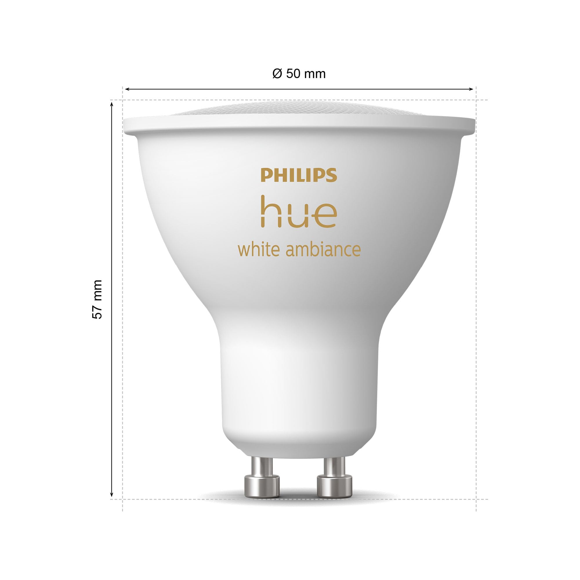 philips-hue-white-ambiance-pack-de-5-ampoules-led-connect-es-gu10-400-lumens-bla image 8