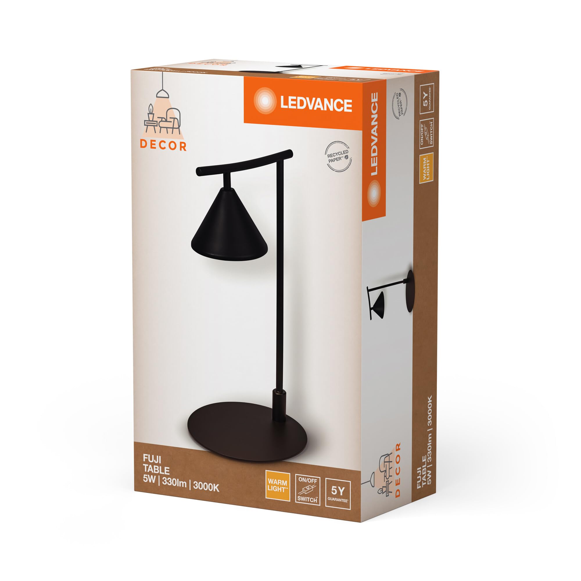 ledvance-decor-fuji-table-lampe-de-table-led-d-corative-5w-3000k-noir-filament-m image 8