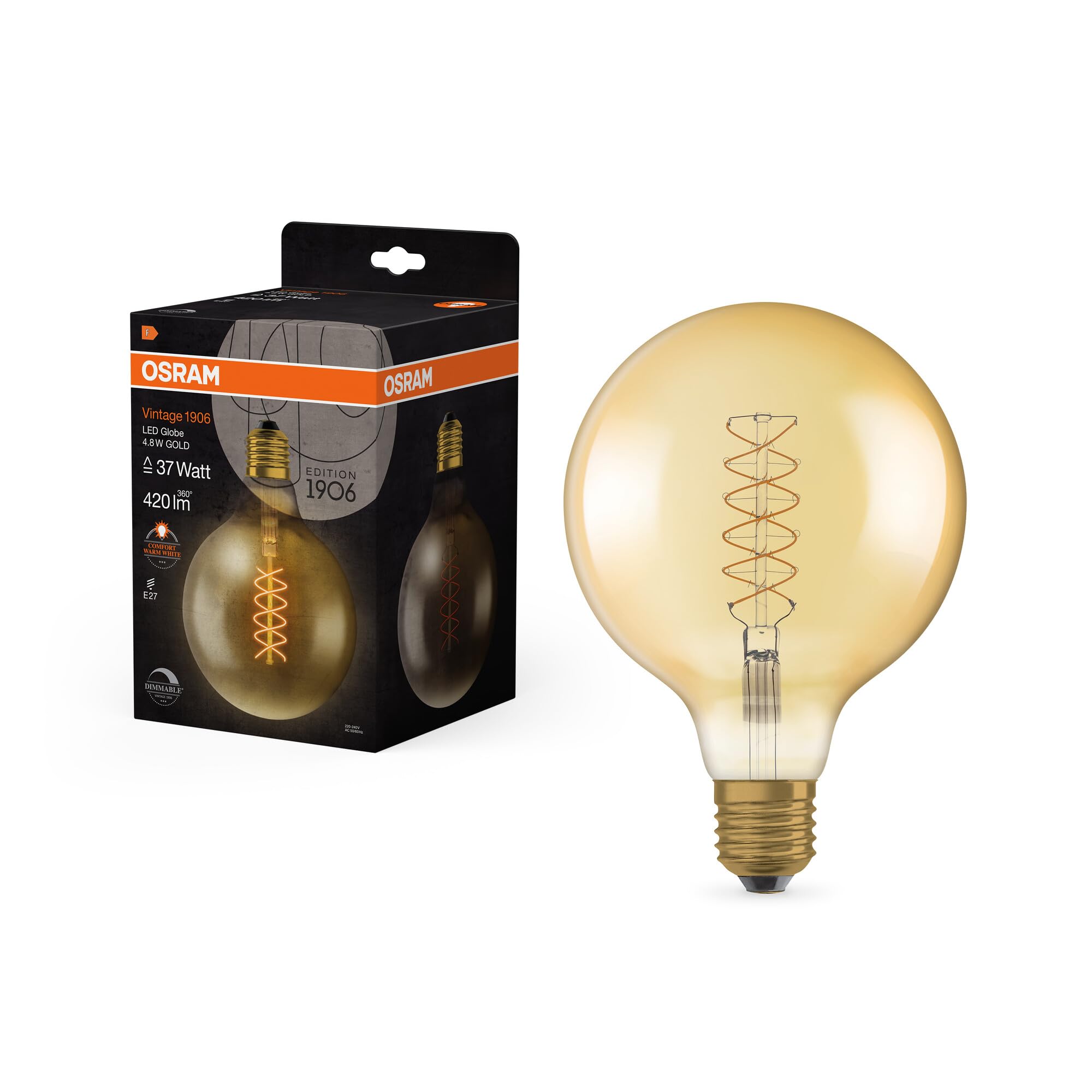 osram-vintage-1906-ampoule-led-globe-fum-e-7-8w-360lm-e27-filament-spirale-blanc image 7