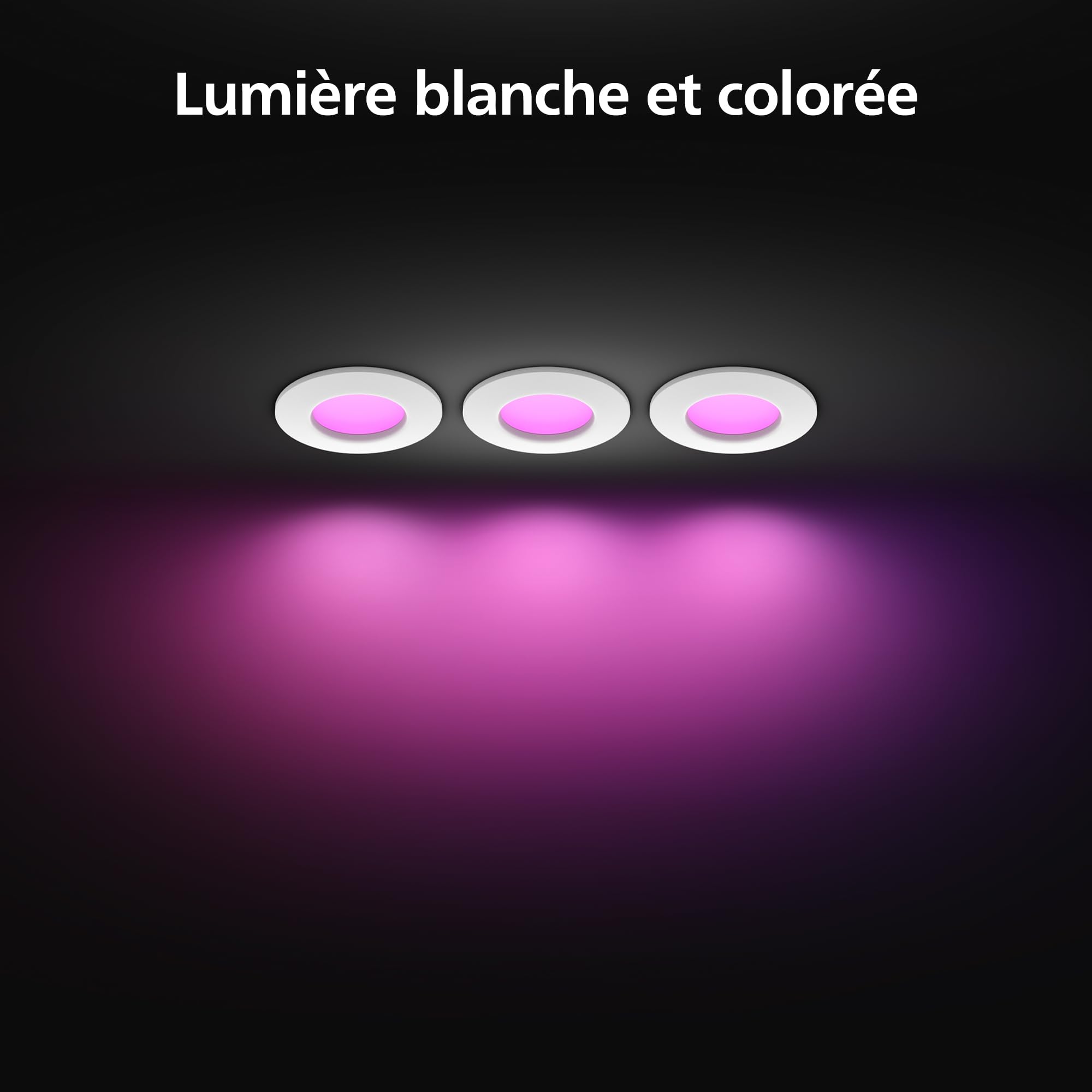 philips-hue-white-color-ambiance-slim-downlight-pack-de-3-spots-encastr-s-connec image 2