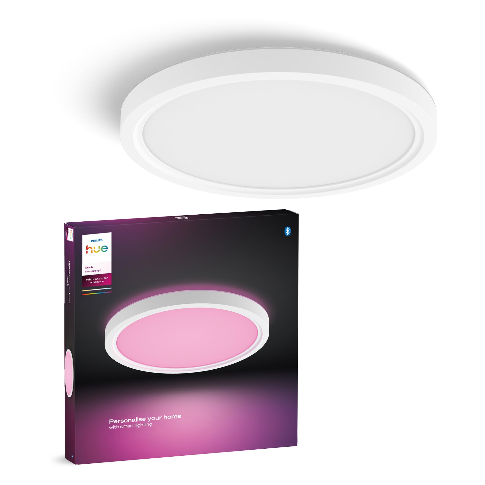 philips-hue-devote-panneau-led-connect-rond-30-cm-white-and-color-ambiance-16-6- image 1