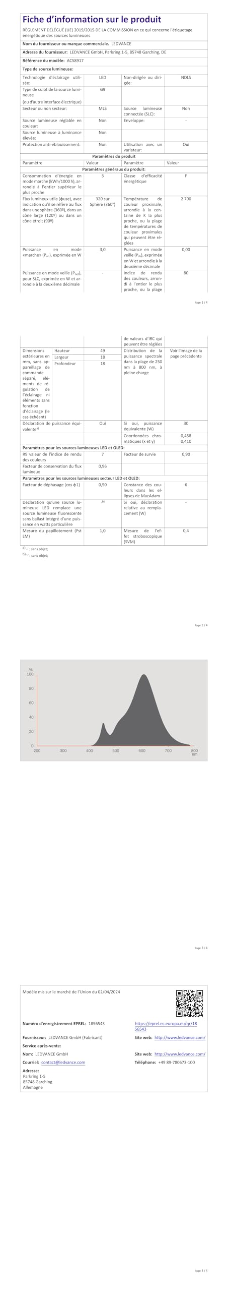 osram-led-pin-ampoule-dimmable-g9-blanc-chaud-2700-k-350-lumens-verre-clair-pack image 8