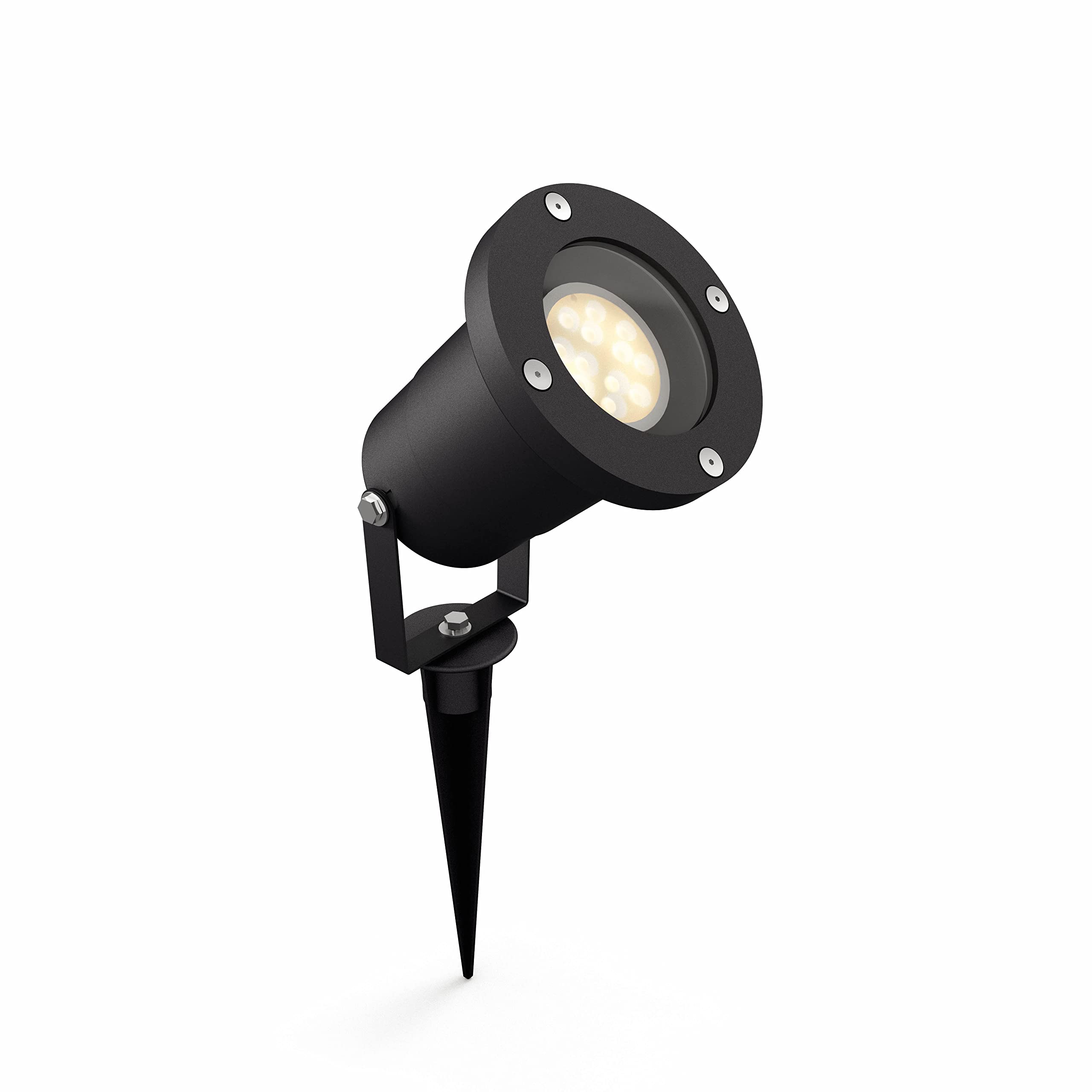 philips-hue-puled-spot-de-jardin-noir-spot-ext-rieur-sur-piquet-aluminium-gu10-w image 2