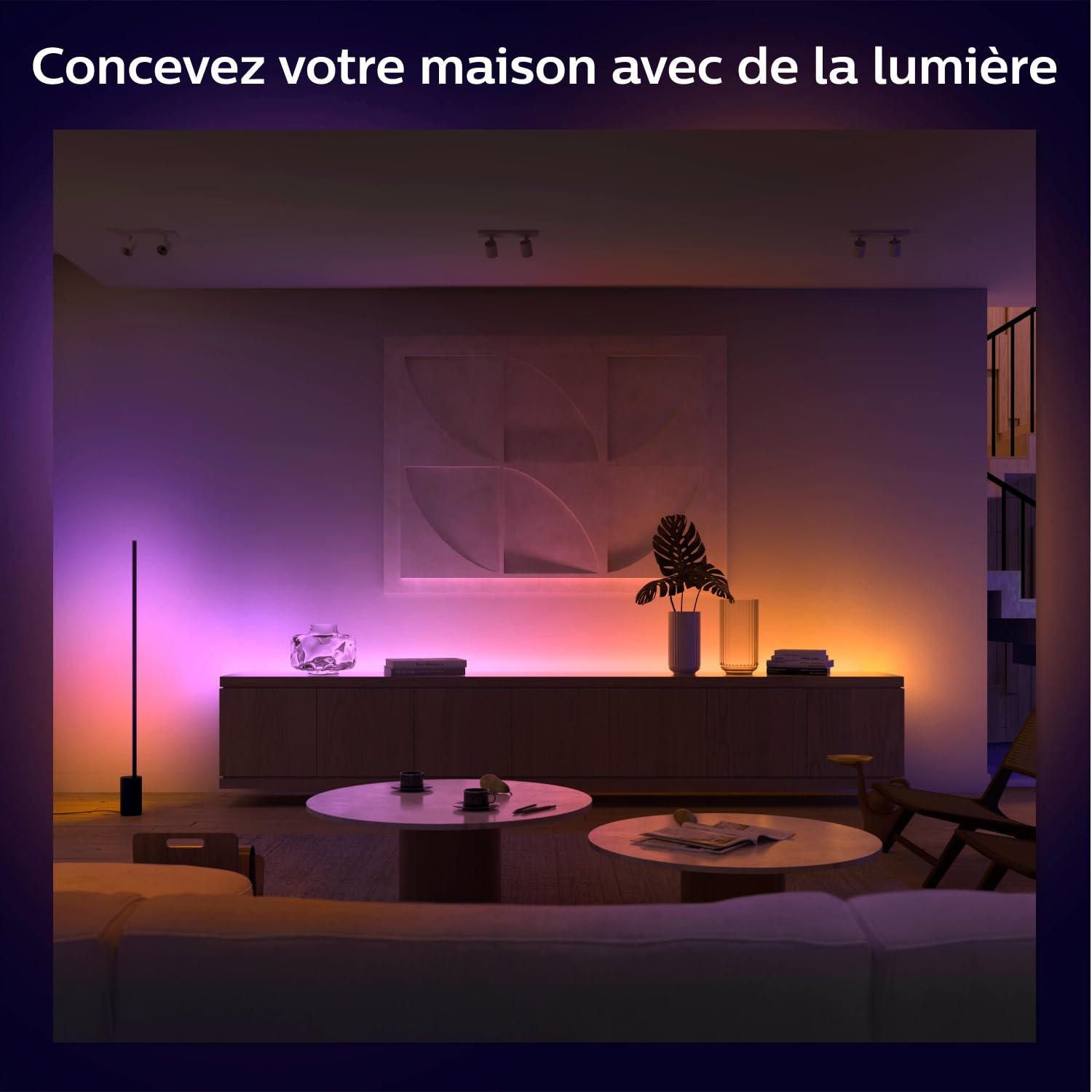 philips-hue-white-and-color-ambiance-lightstrip-plus-extension-1-m-tre-ruban-led image 4