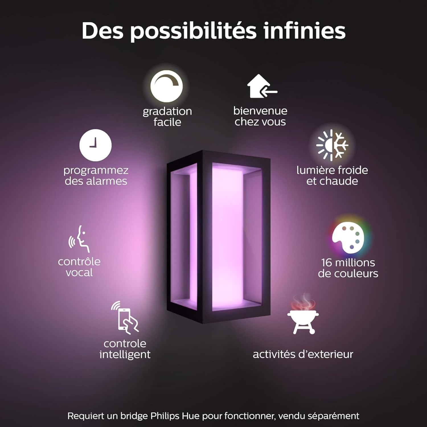 philips-hue-white-color-ambiance-impress-applique-murale-ext-rieure-led-connect- image 3