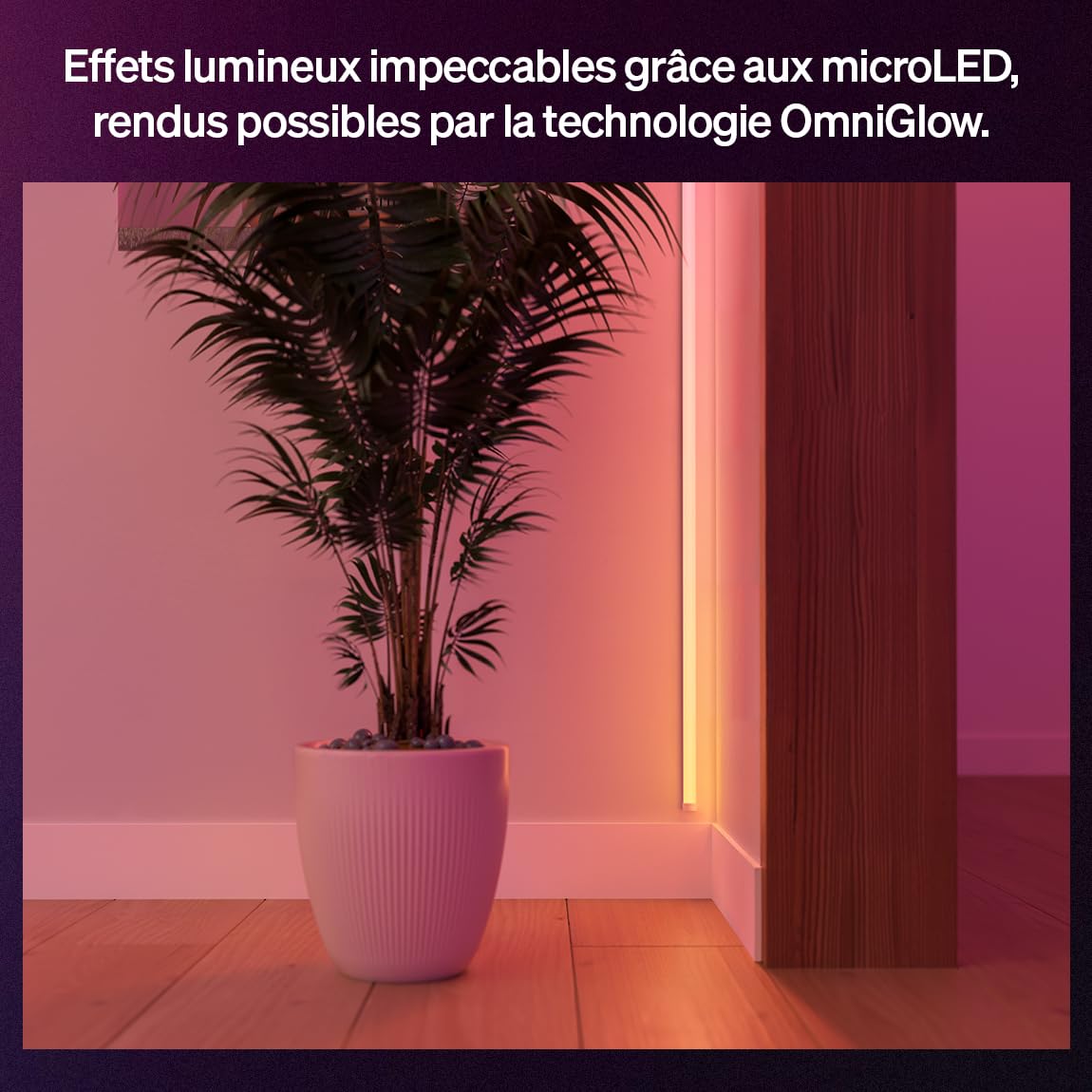 philips-hue-omniglow-micro-bande-led-3-m-tres-rgb-blanc-2700-lm-flexible-et-d-co image 2