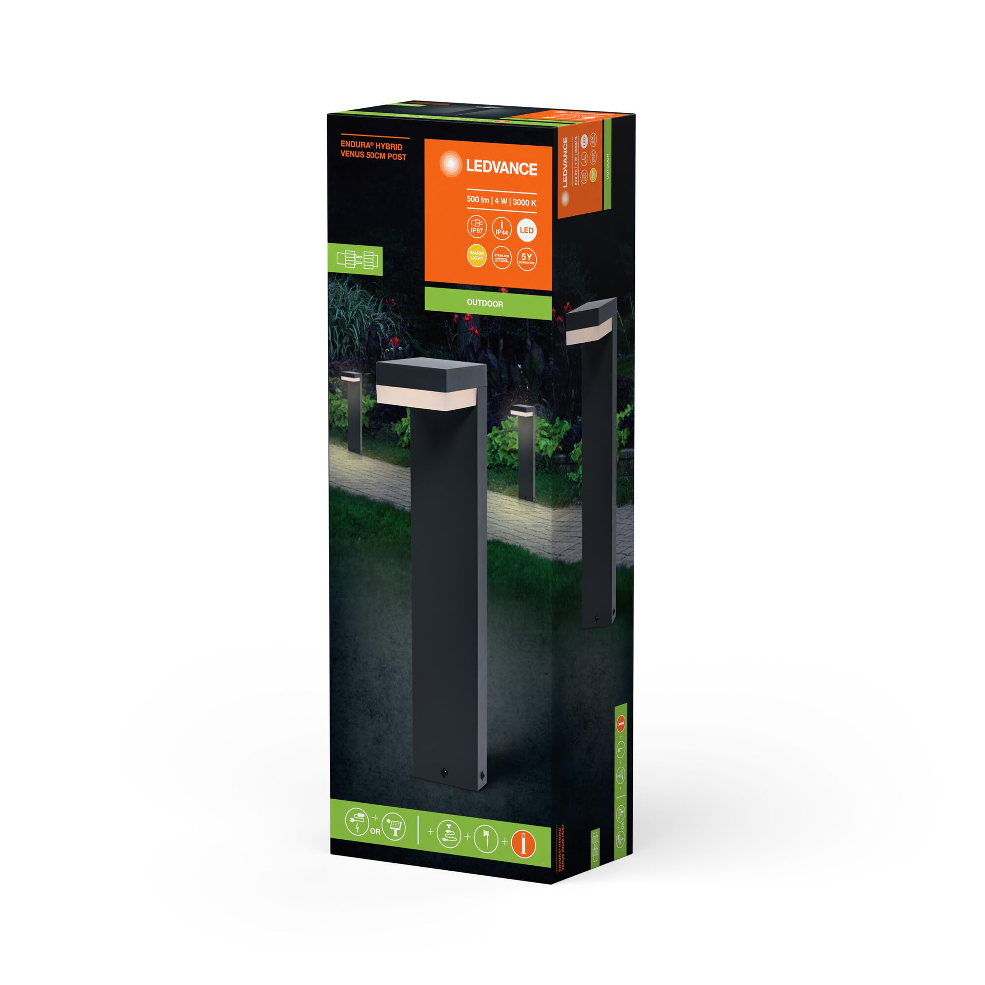 ledvance-endura-hybrid-venus-borne-lumineuse-d-ext-rieur-hybride-solaire-et-r-se image 8