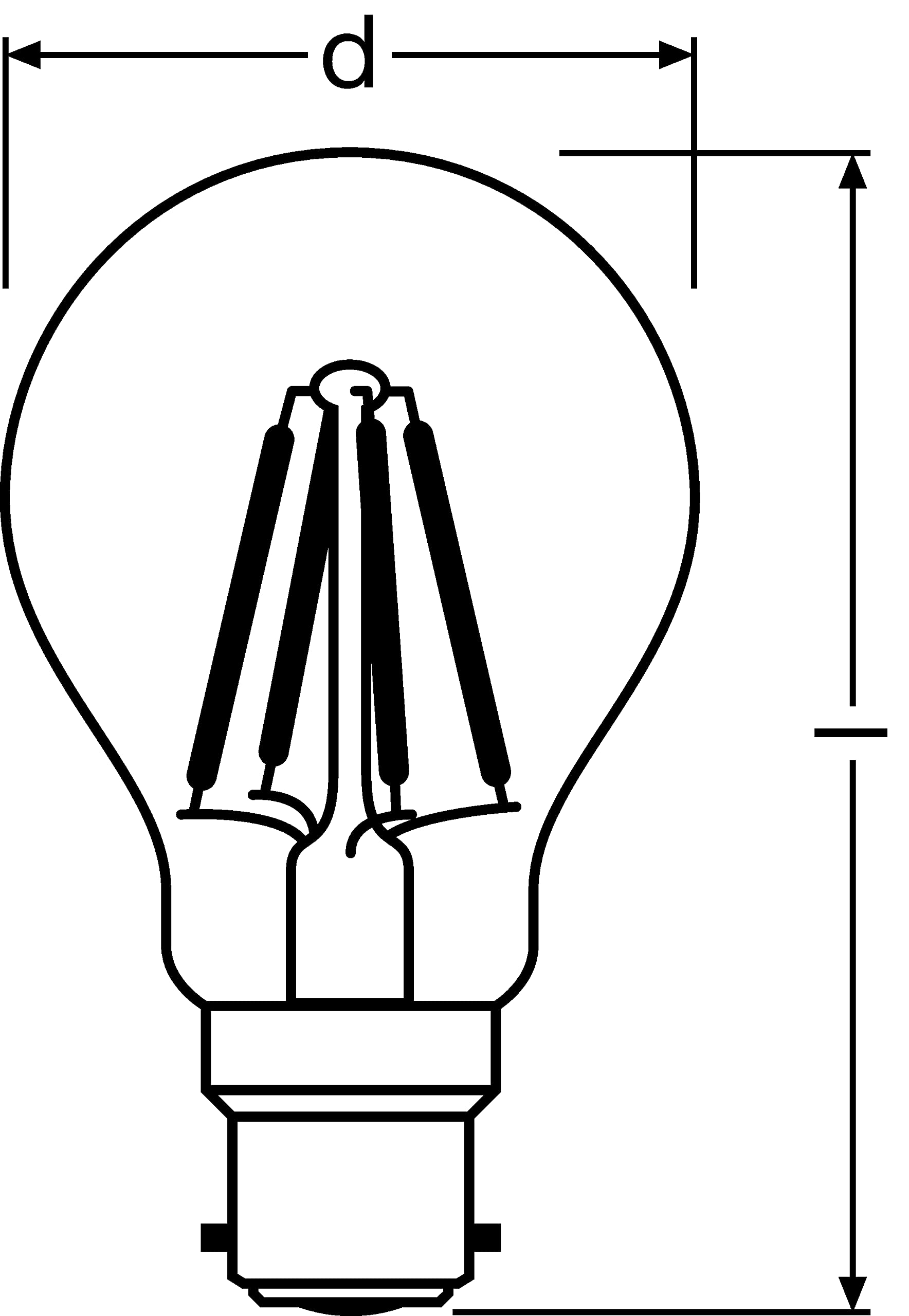 ledvance-osram-led-star-b22d-ampoule-led-filament-clair-forme-classique-blanc-fr image 2