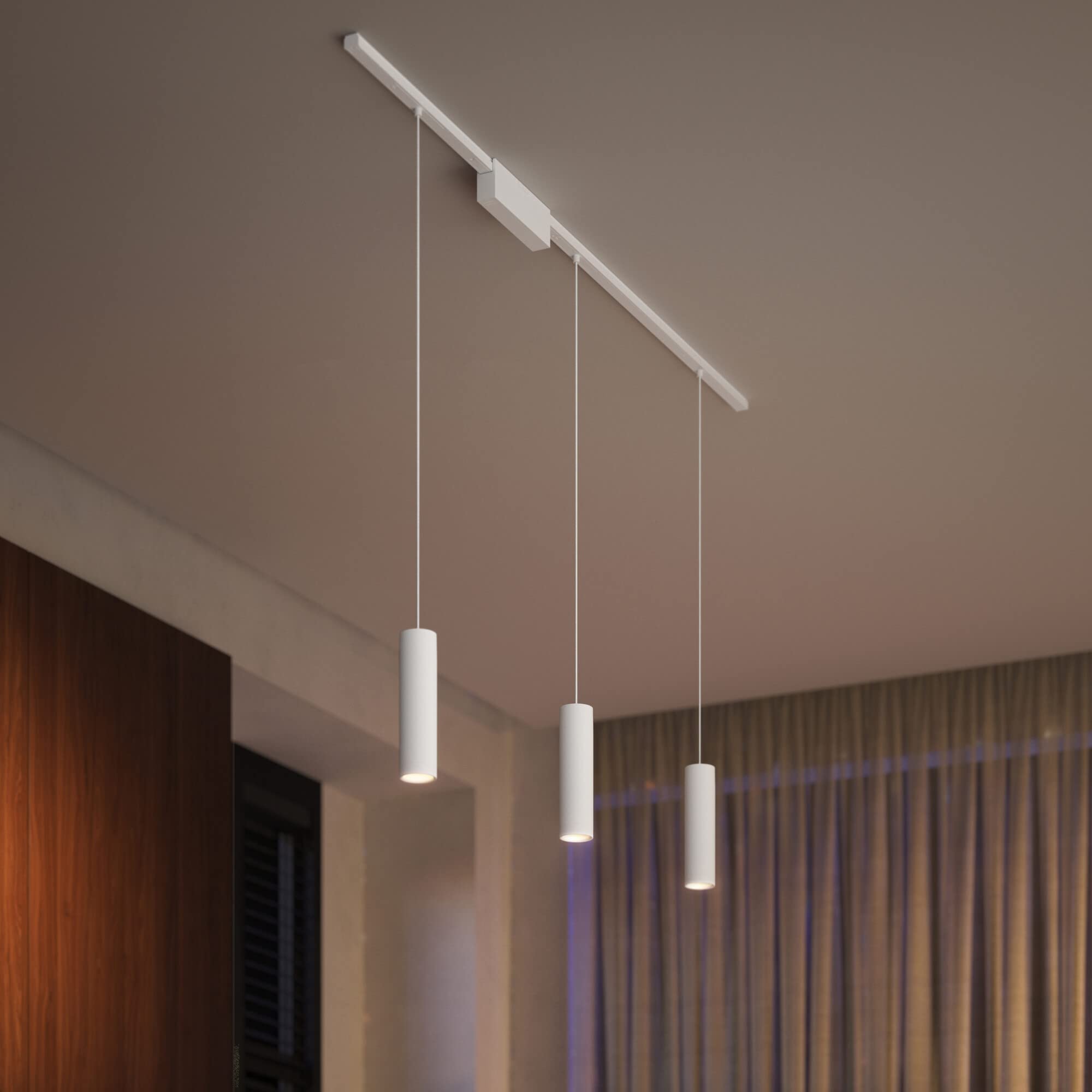 philips-hue-perifo-suspension-cylindrique-blanche-sur-rail-bluetooth-alexa-googl image 2