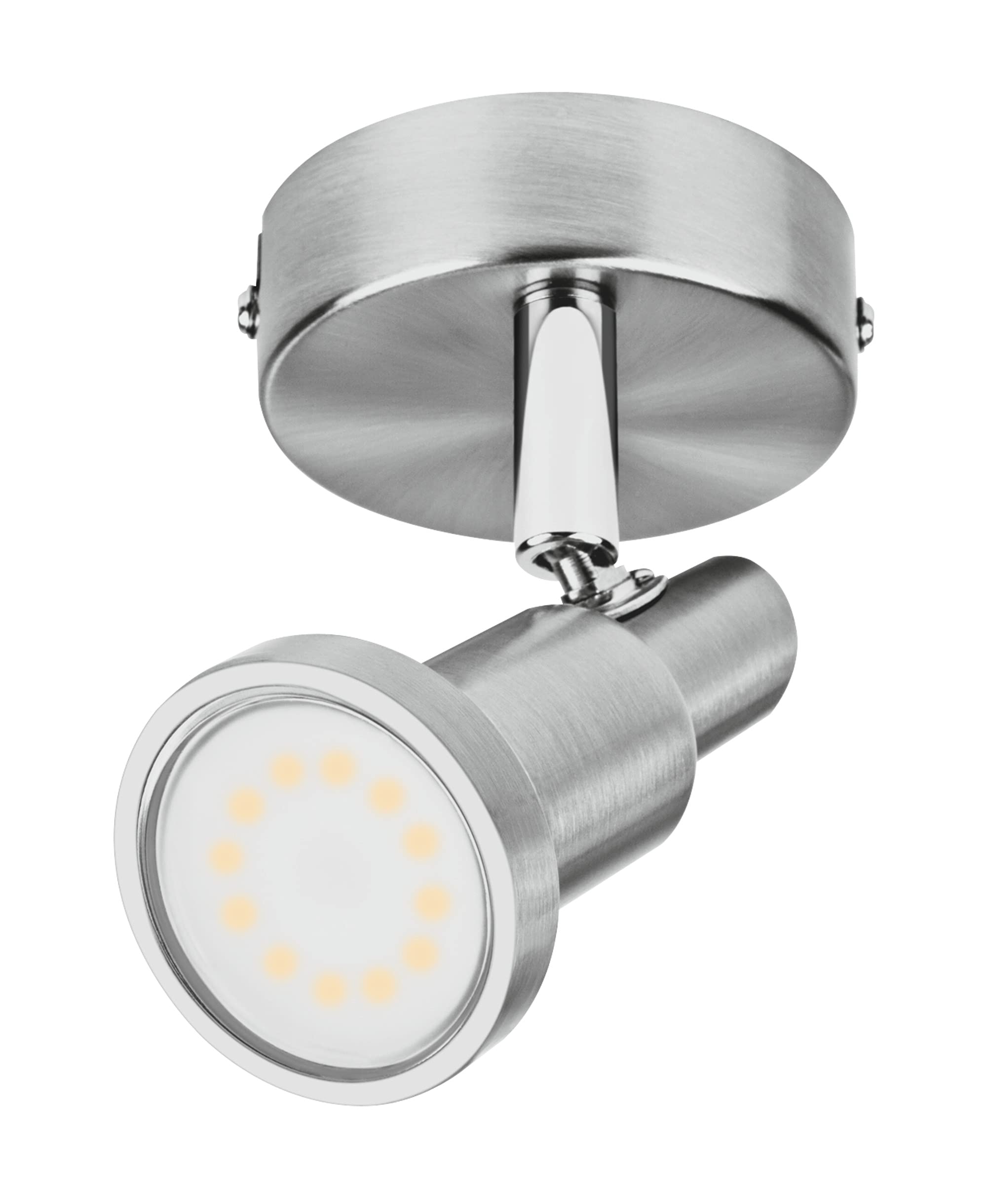 ledvance-spot-led-gu10-1-flamme-en-aluminium-t-te-pivotante-blanc-chaud-2700-k-3 image 1