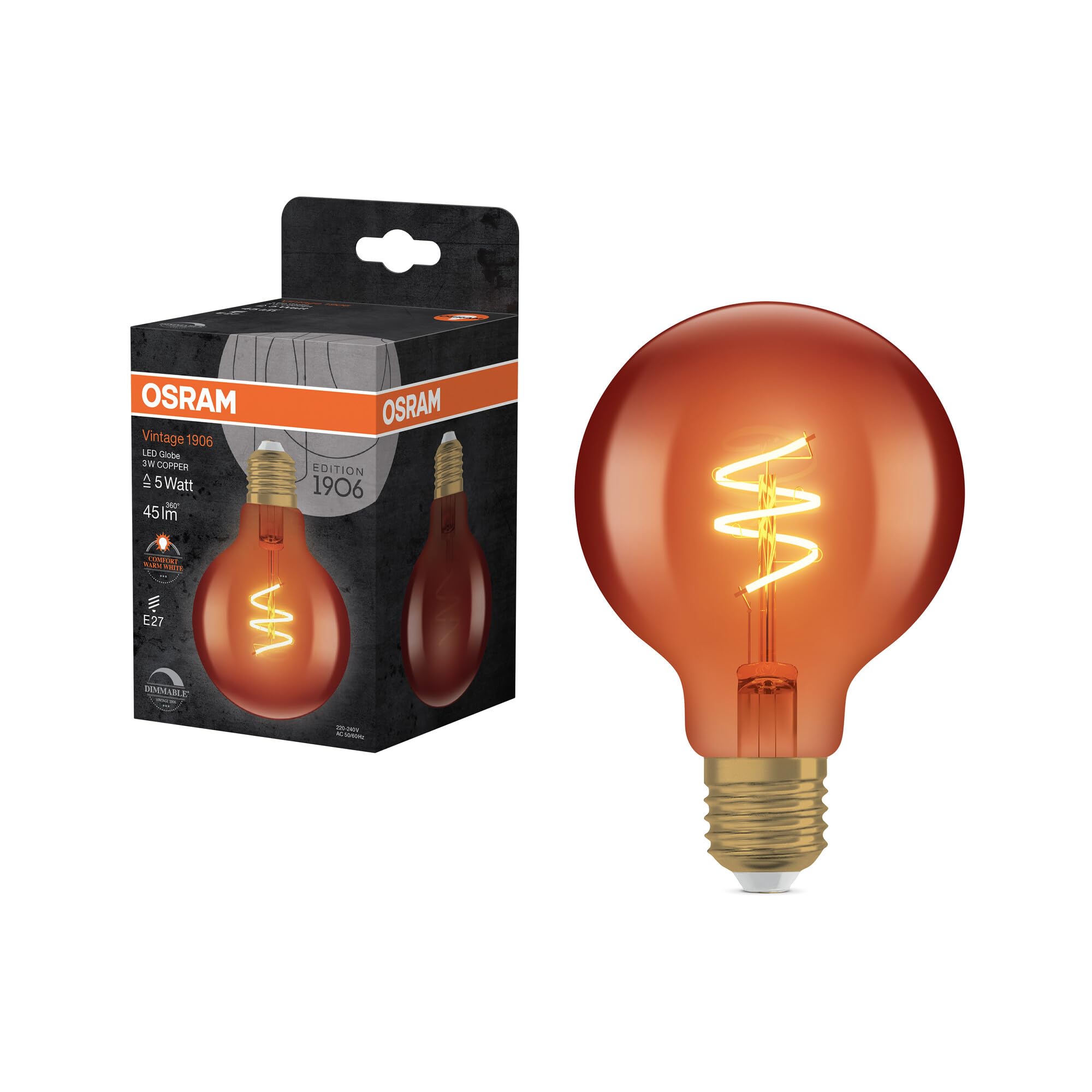osram-vintage-1906-ampoule-led-globe-fum-e-7-8w-360lm-e27-filament-spirale-blanc image 6