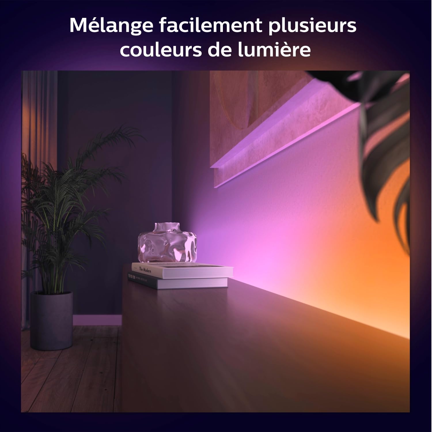 philips-hue-white-and-color-ambiance-lightstrip-plus-extension-1-m-tre-ruban-led image 3