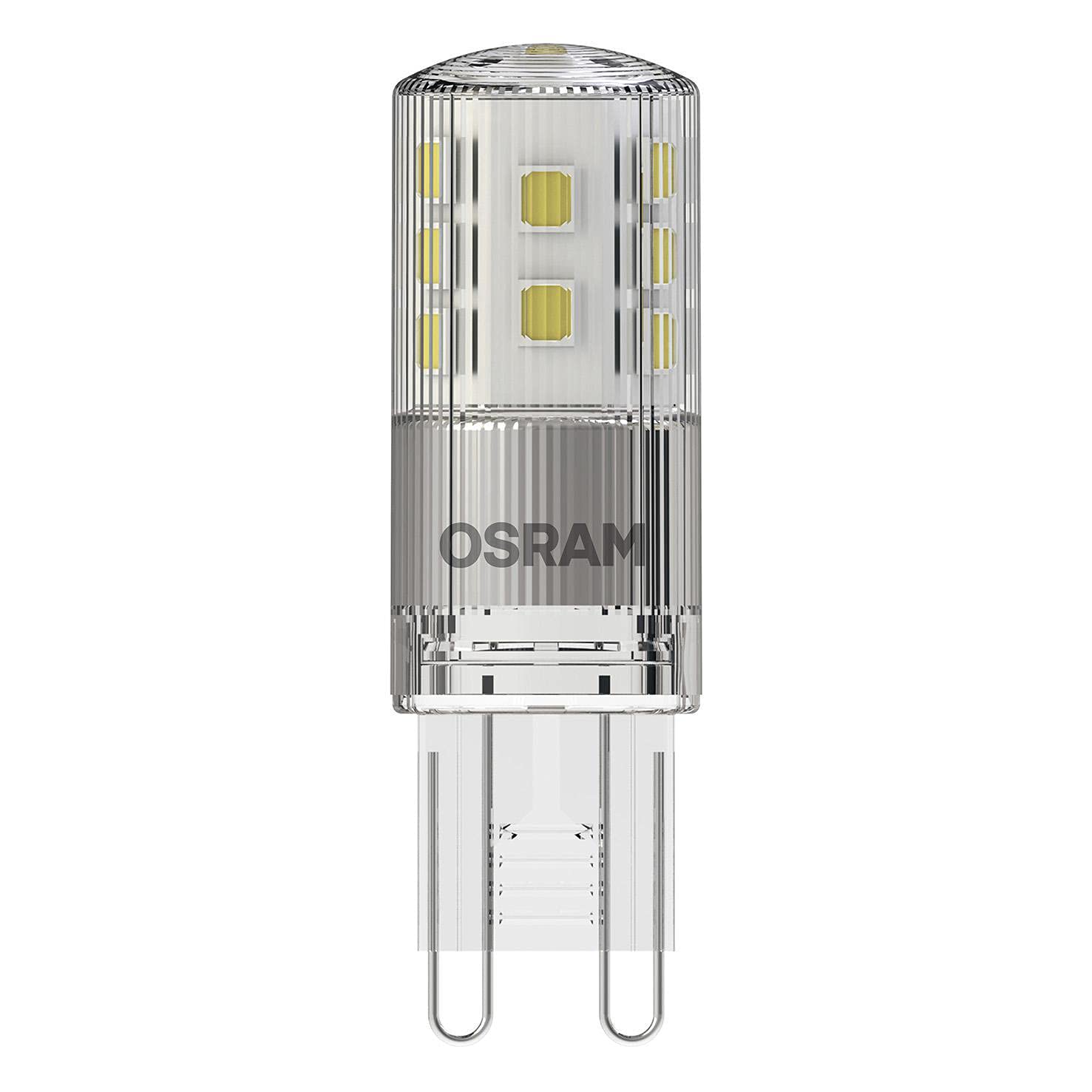 ledvance-osram-led-pin-g9-dimmable-2700k-blanc-chaud-350-lumens-verre-clair-ampo image 2