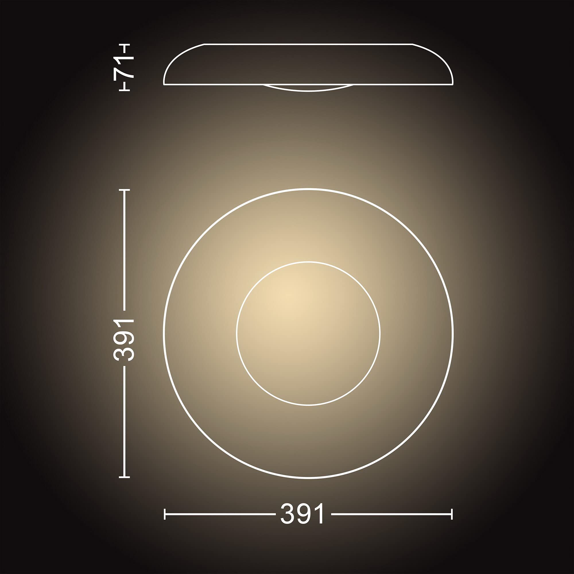 philips-hue-white-color-ambiance-still-plafonnier-led-32-w-noir-avec-t-l-command image 8
