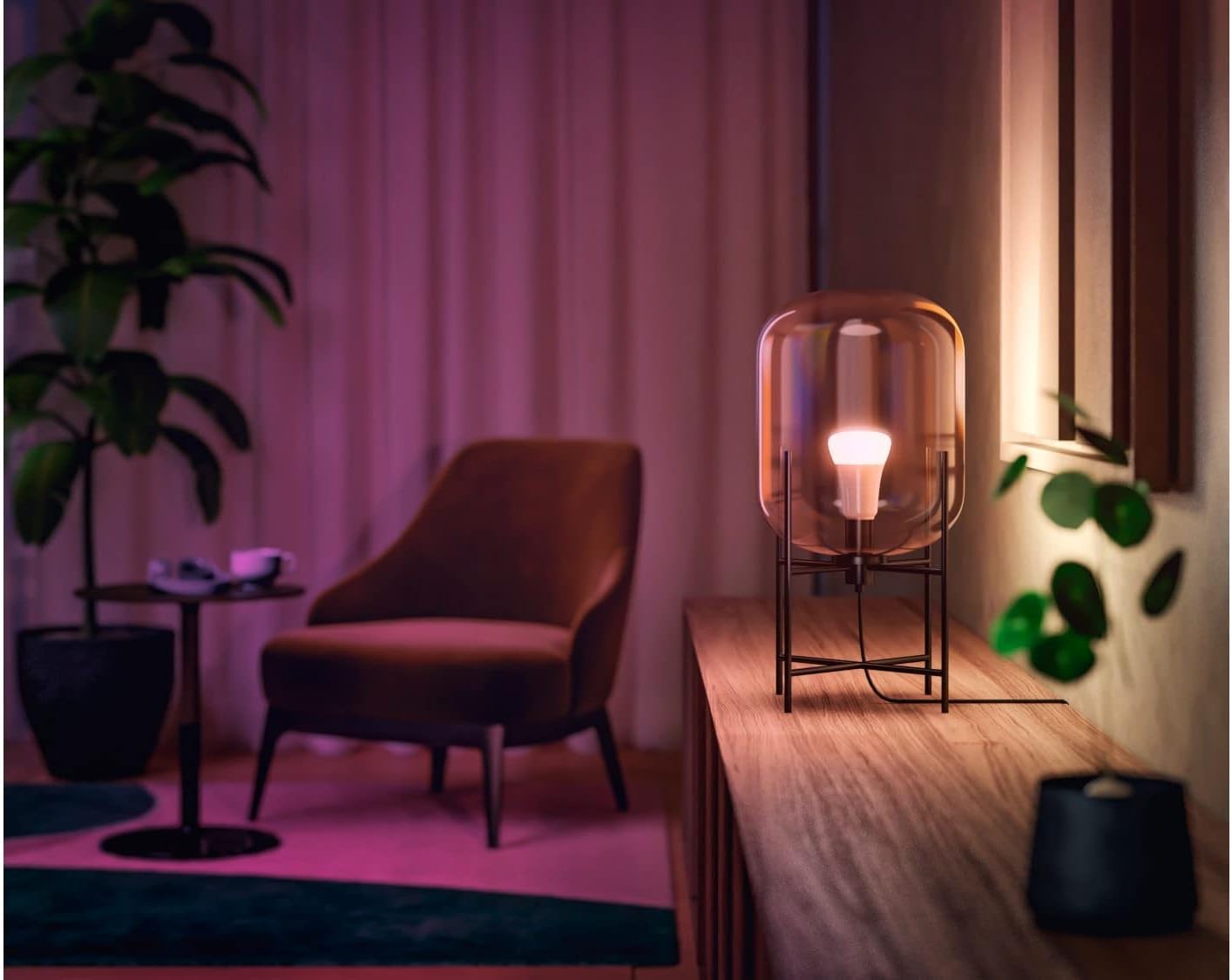 philips-hue-white-color-ambiance-pack-de-2-ampoules-led-connect-es-b22-quivalent image 2