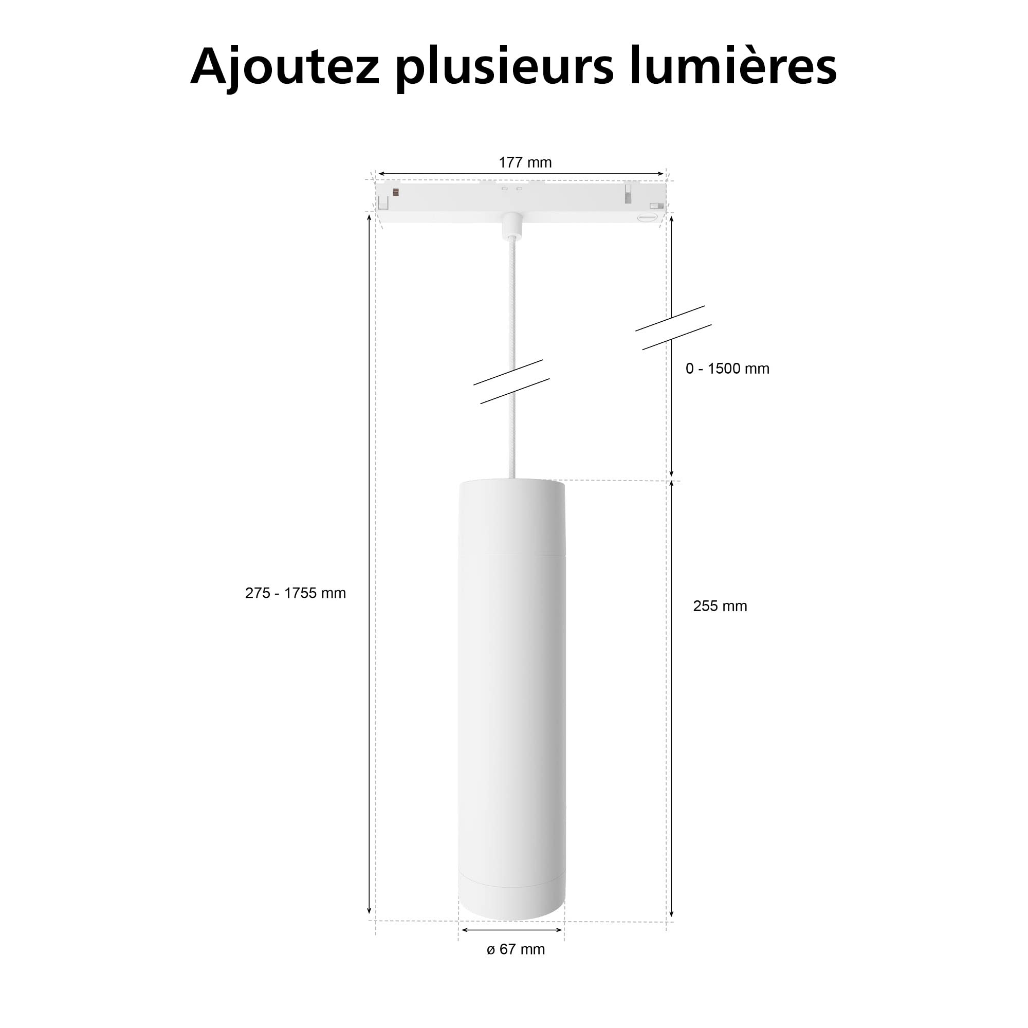 philips-hue-perifo-suspension-cylindrique-blanche-sur-rail-bluetooth-alexa-googl image 4
