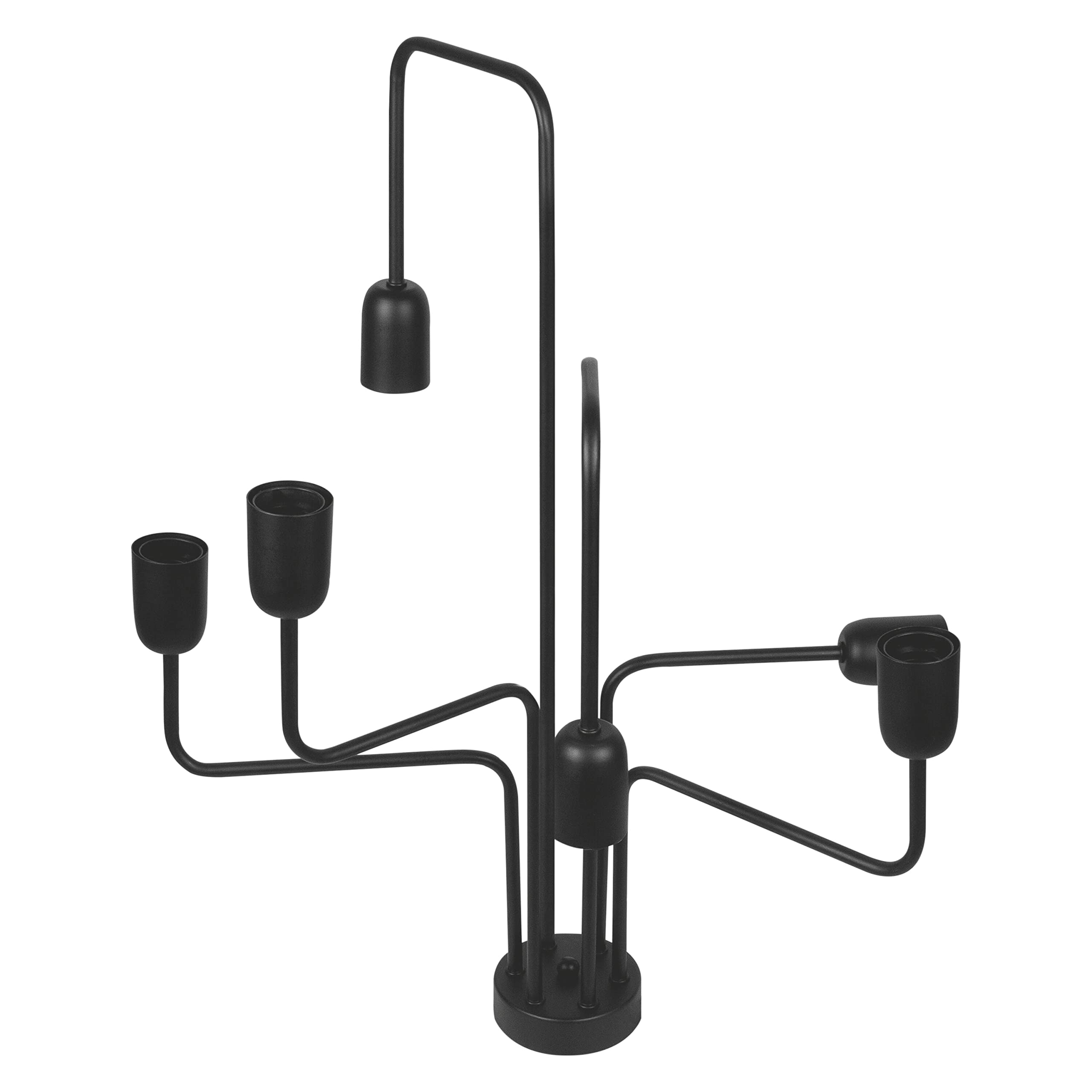 ledvance-plafonnier-design-industriel-en-verre-et-m-tal-noir-mat-suspension-vint image 6
