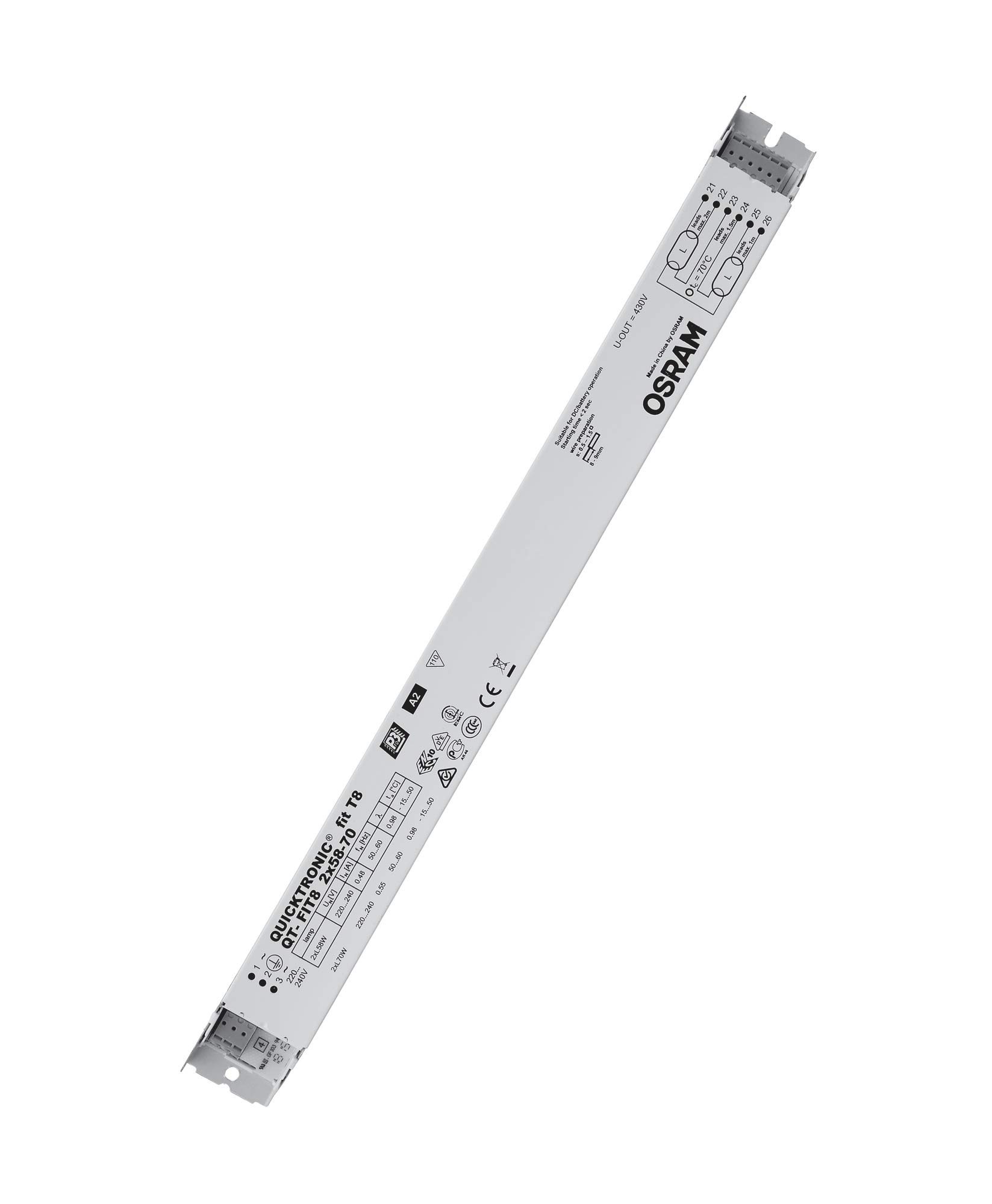 osram-quicktronic-qt-fit8-2x58-70-w-ballast-lectronique-220-240-v-tubes-t8-compa image 1