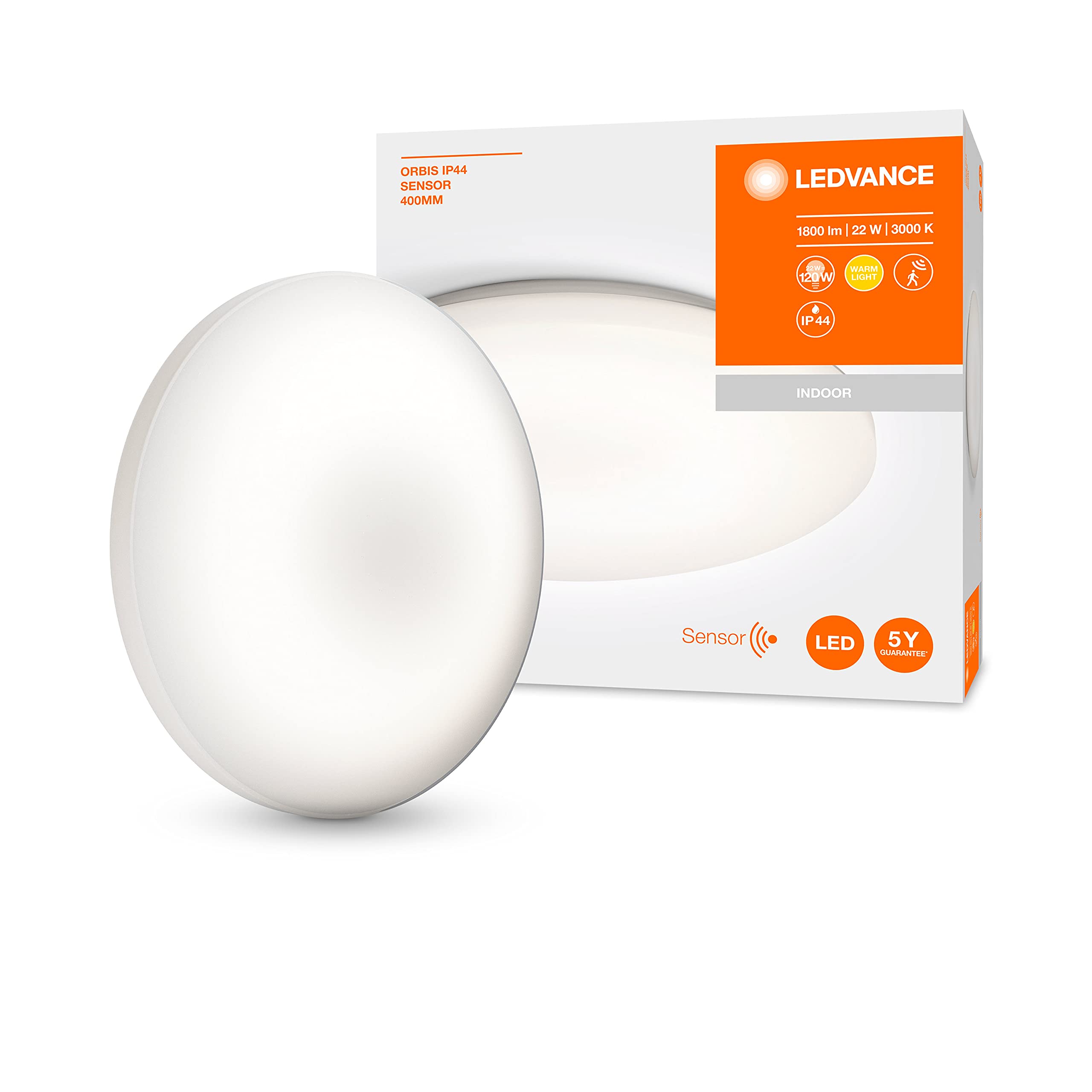 ledvance-orbis-ip44-plafonnier-led-22-w-d-tecteur-de-pr-sence-3000-k-blanc-chaud image 3