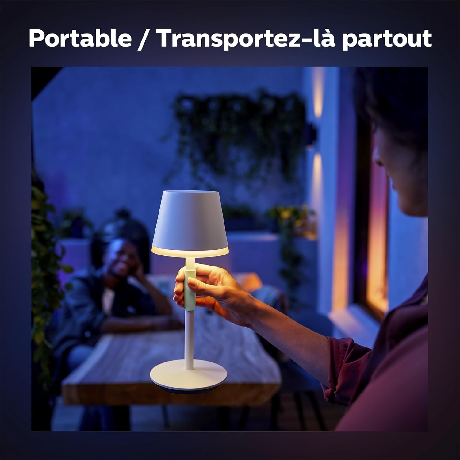 philips-hue-go-portable-lampe-poser-connect-e-portable-blanche-rechargeable-370- image 2
