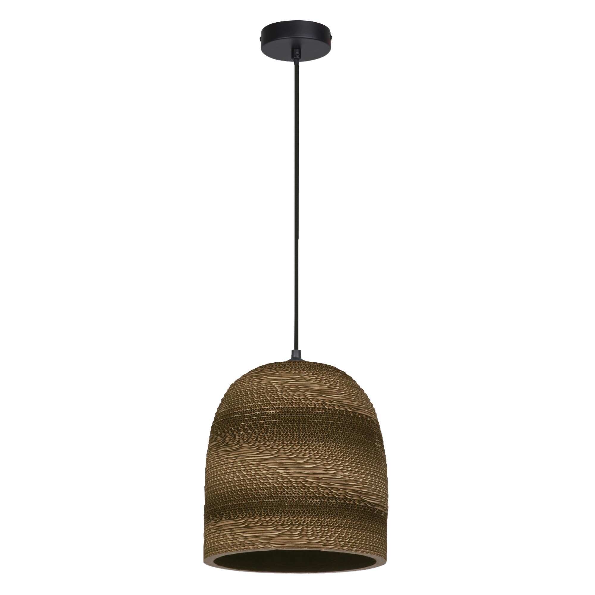 ledvance-decor-cardboard-ball-bell-abat-jour-suspendu-en-carton-ondul-recycl-dou image 5