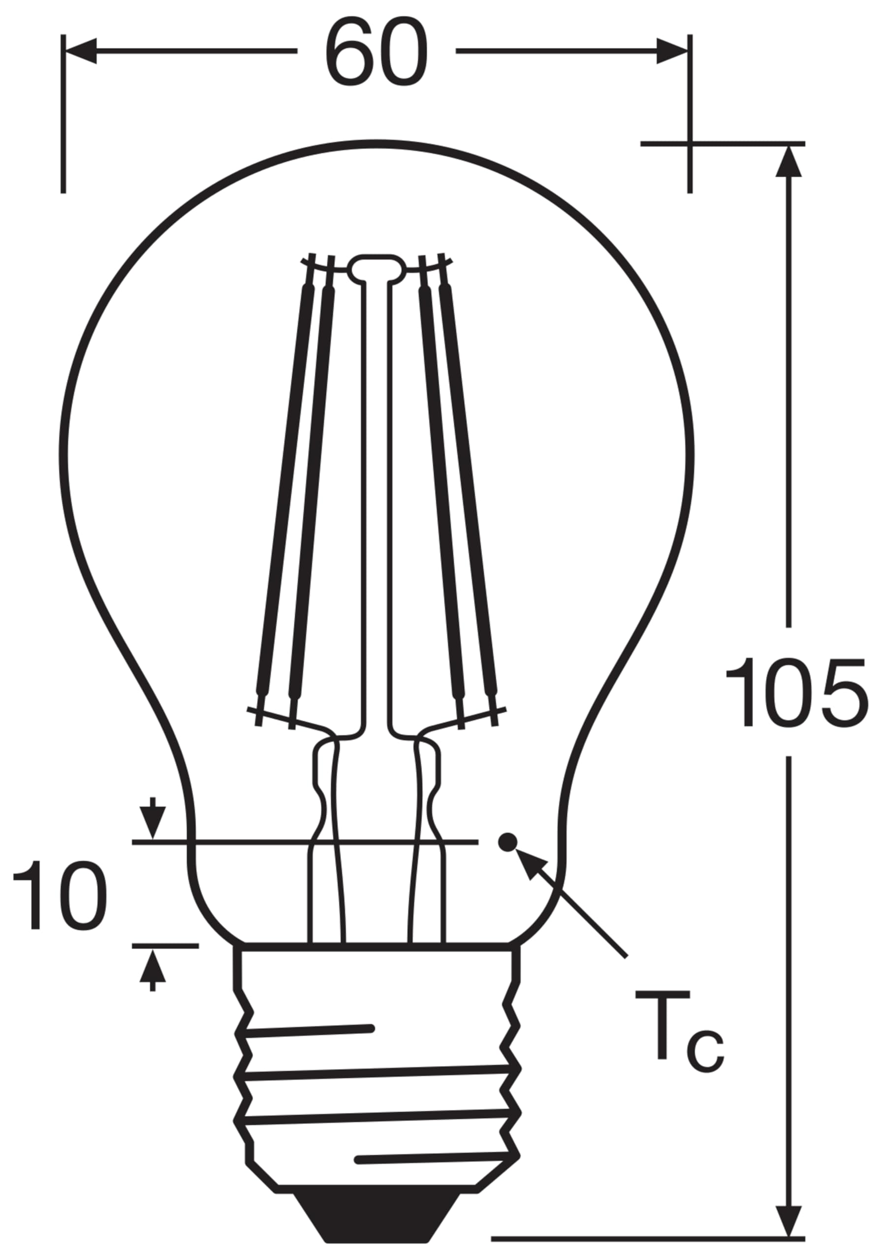 osram-ledvance-lot-de-3-ampoules-led-filament-standard-e27-6-5w-quivalent-60w-bl image 6
