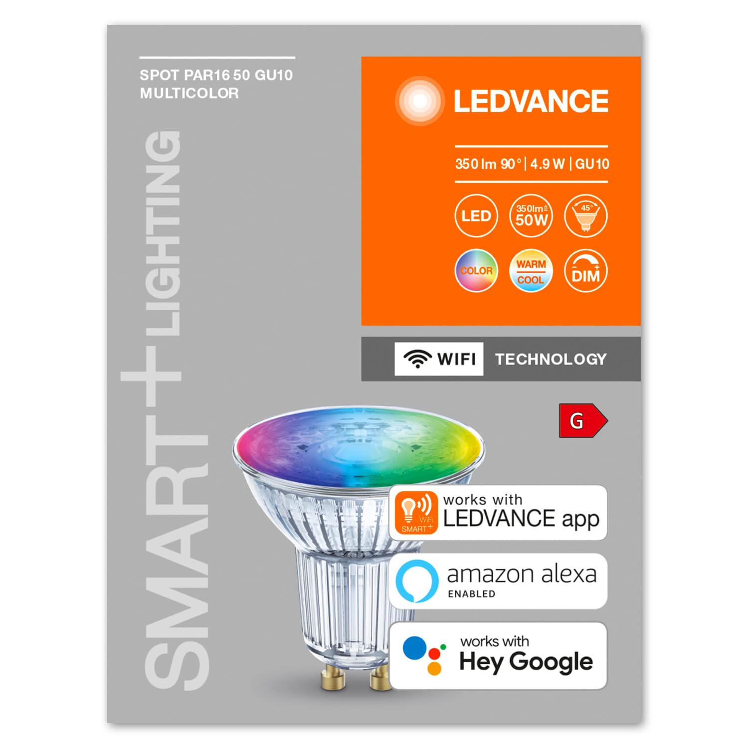 ledvance-smart-wifi-spot-led-gu10-rgbw-pack-de-4-blanc-tunable-2700-6500k-gradab image 4