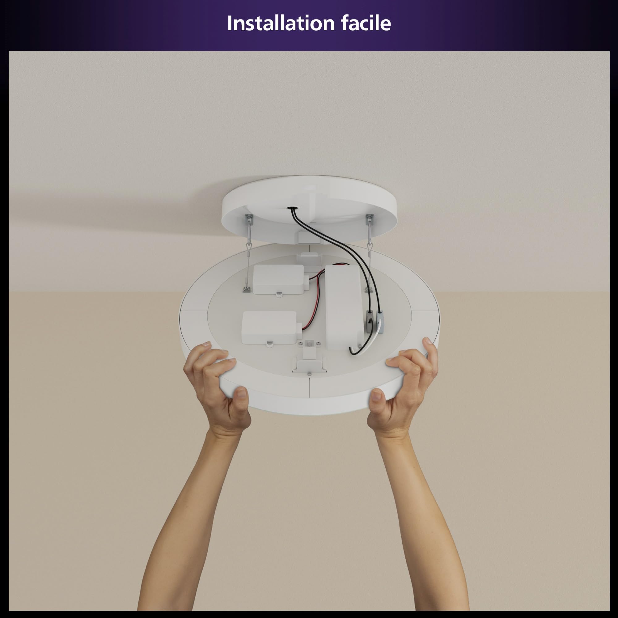 philips-hue-datura-plafonnier-led-connect-sans-cadre-57-4-x-57-4-cm-blanc-et-cou image 7